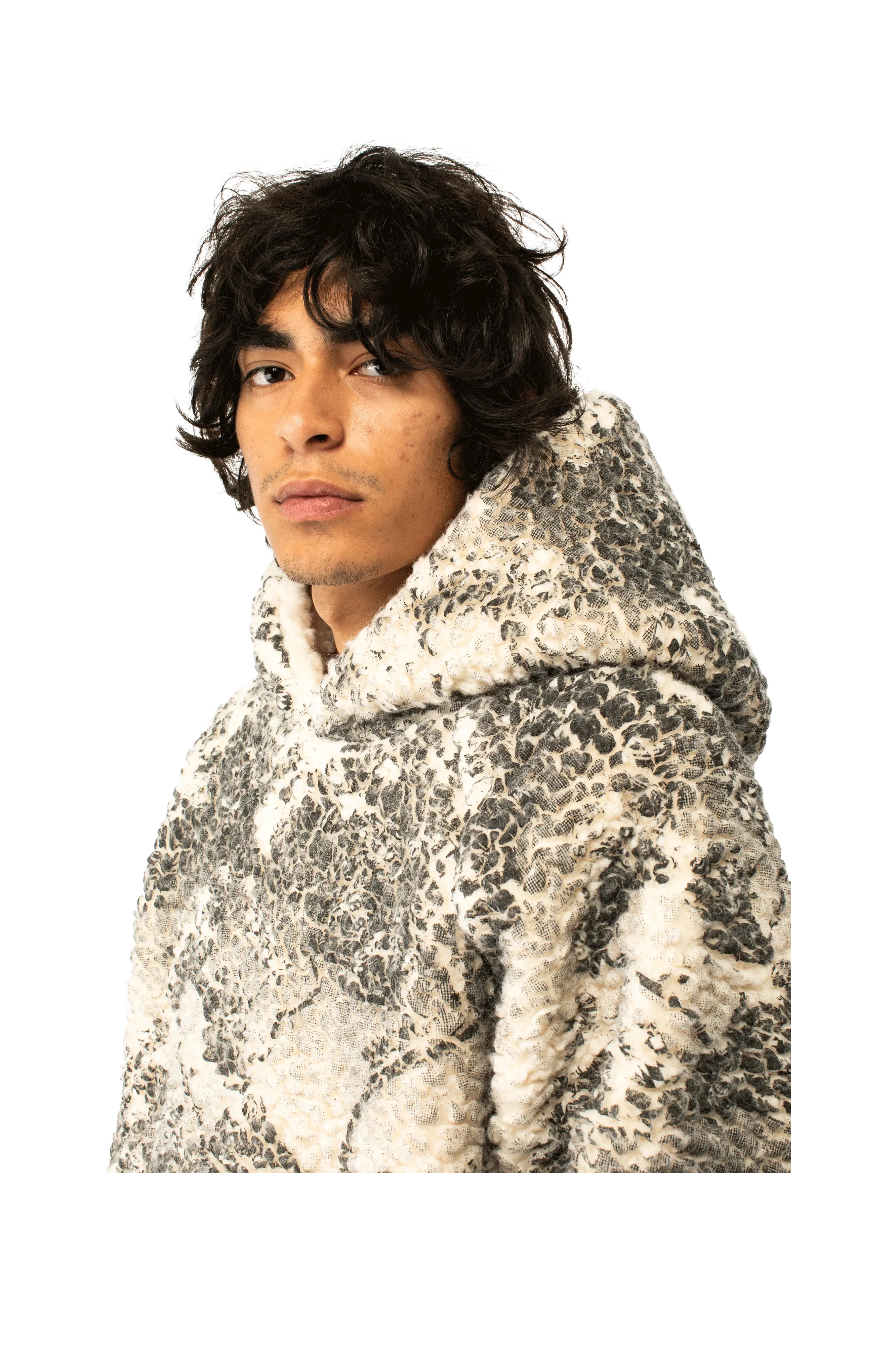 ERL Fleece Hoodie Knit