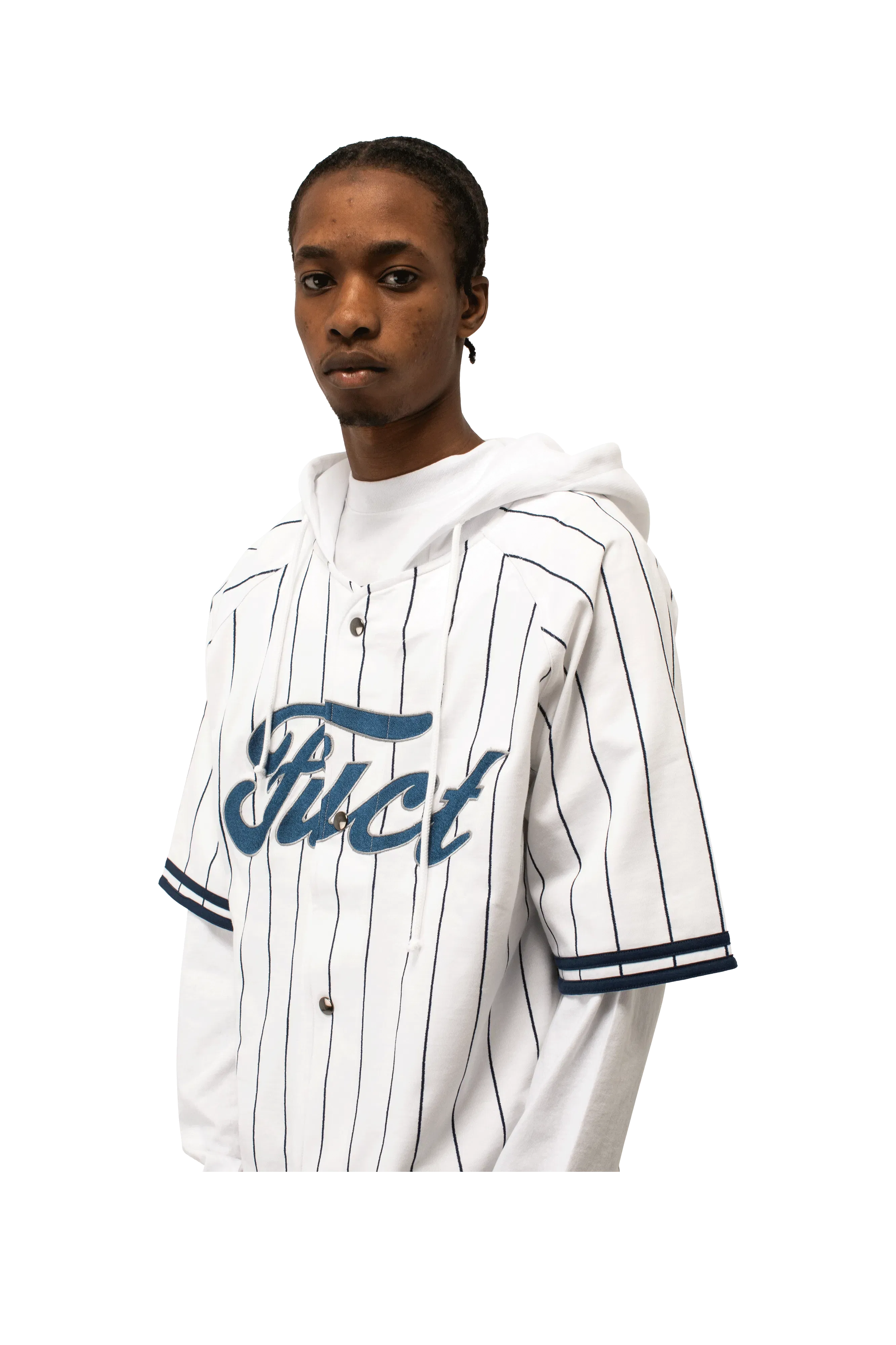 Fuct Hooded Baseball Shirt