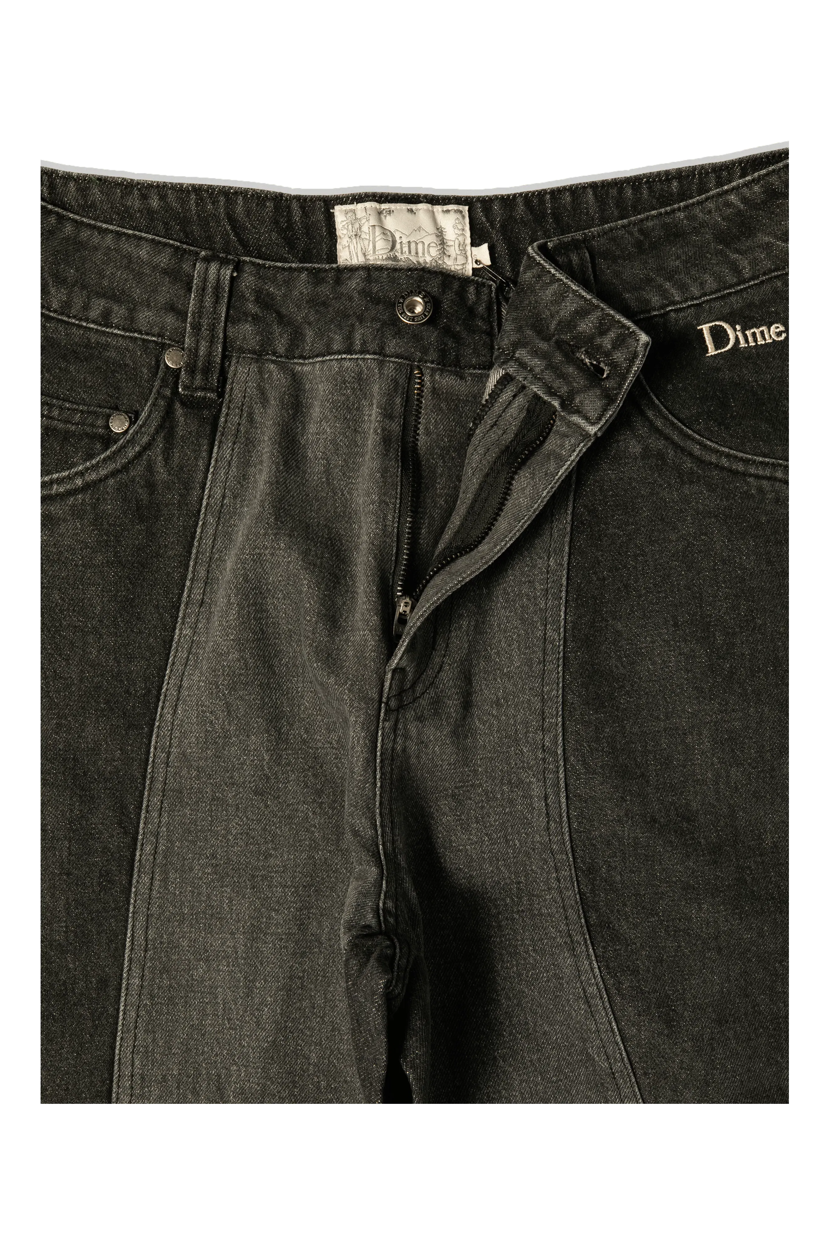 Dime Blocked Relaxed Denim Pants