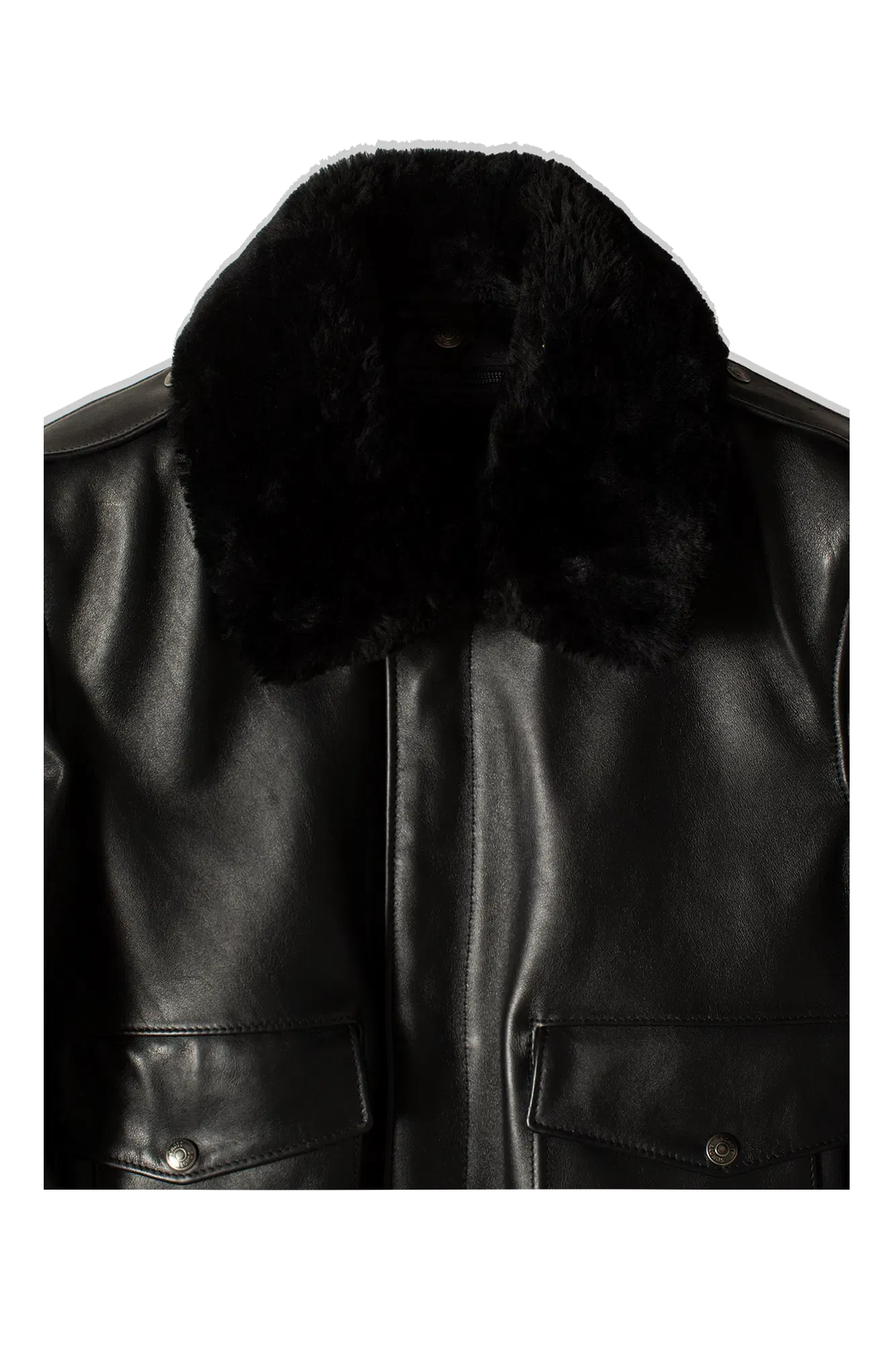Schott N.Y.C. A-2 Naked Cowhide Leather Flight Jacket