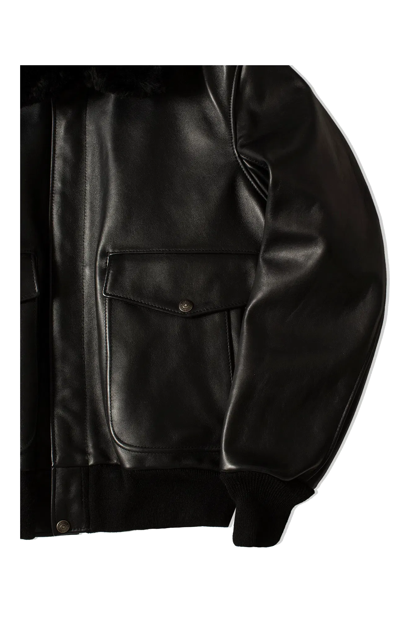 Schott N.Y.C. A-2 Naked Cowhide Leather Flight Jacket
