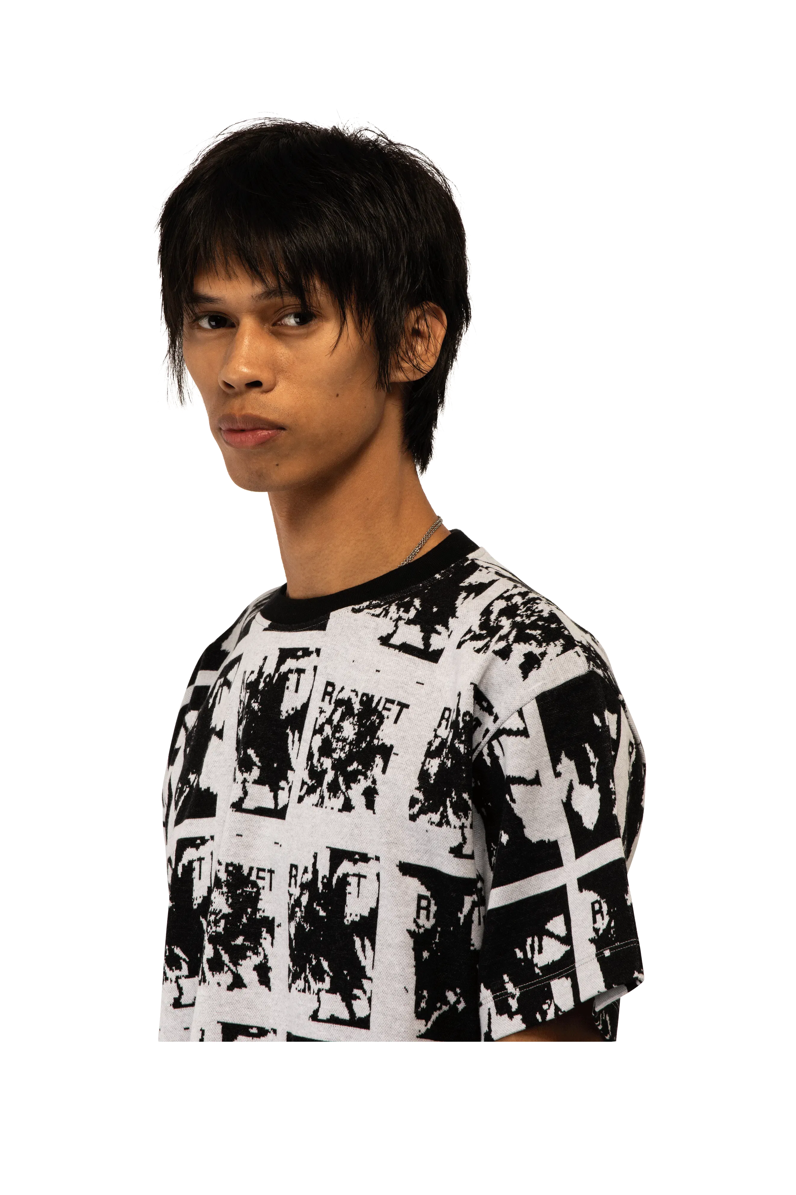 RASSVET Flower Jaquard Tee Shirt Knit