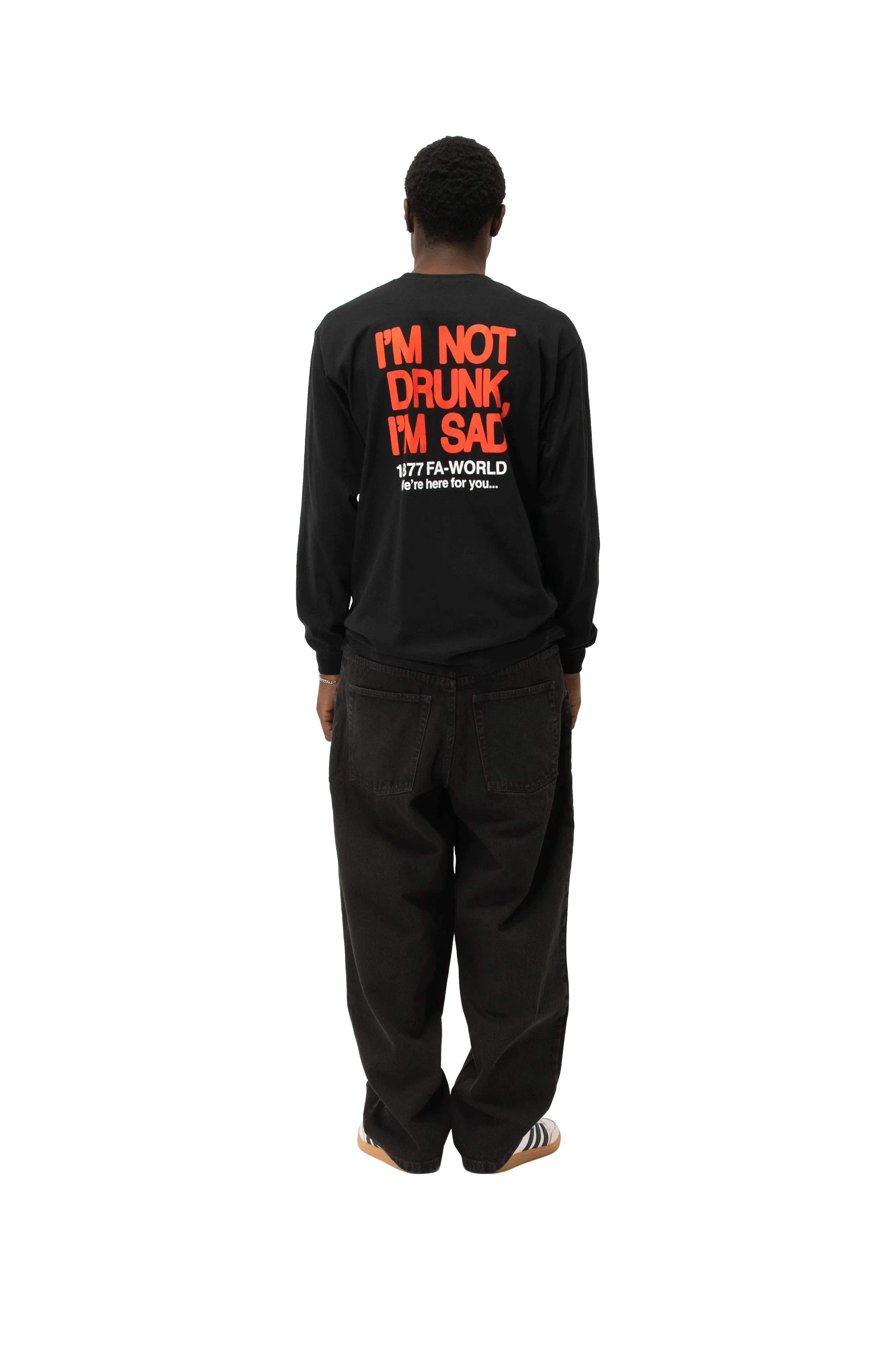 Fucking Awesome Drunk and Sad Longsleeve Tee