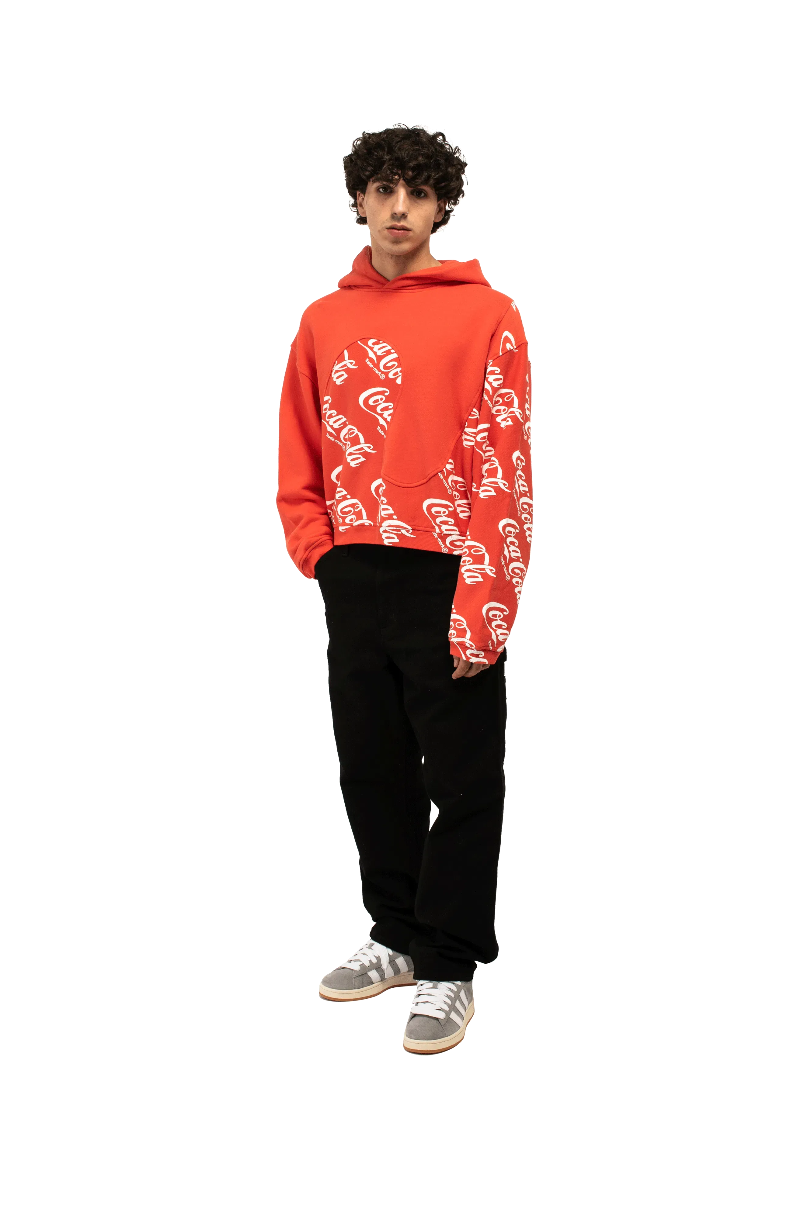 ERL Coca Cola Swirl Hoodie Knit