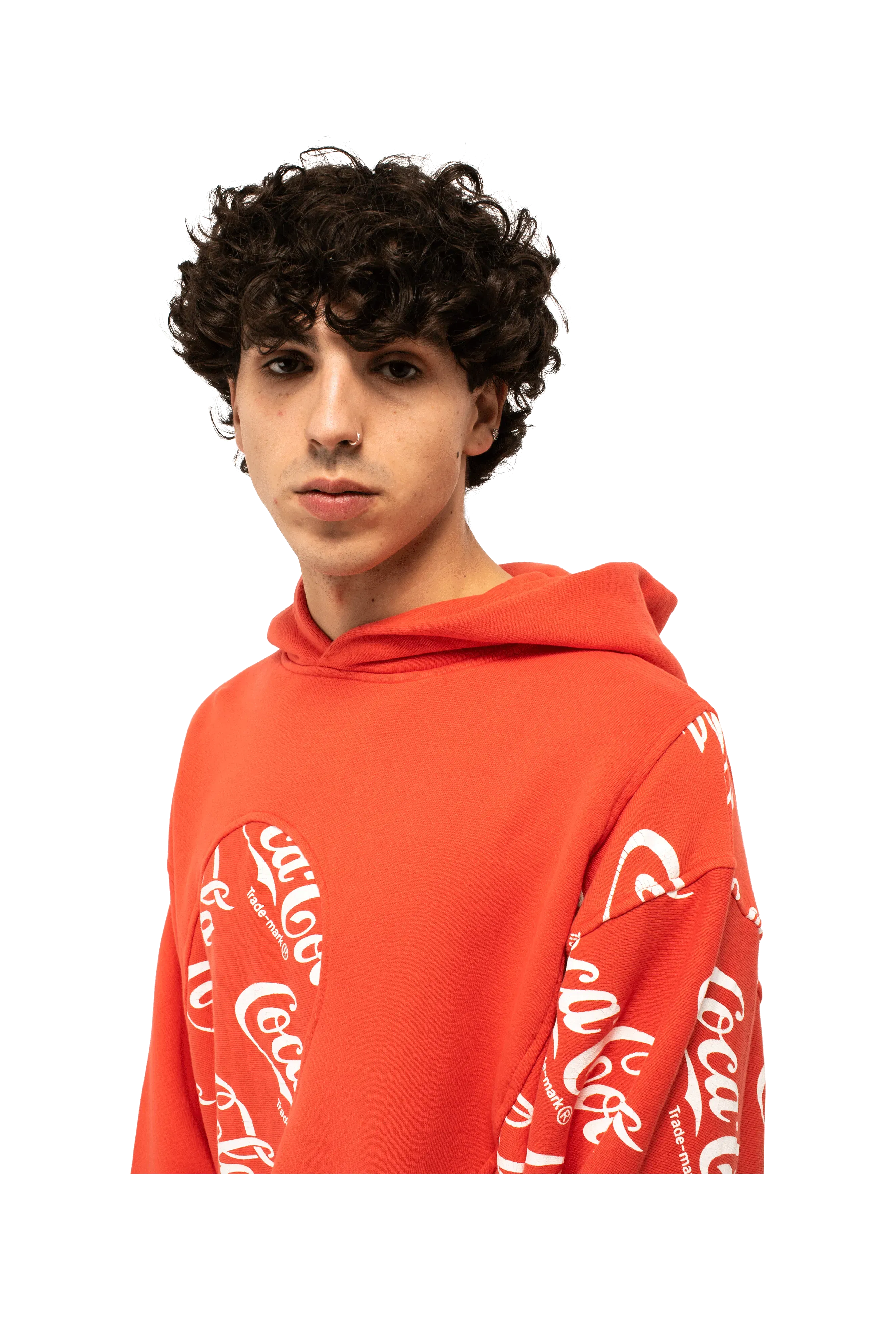 ERL Coca Cola Swirl Hoodie Knit