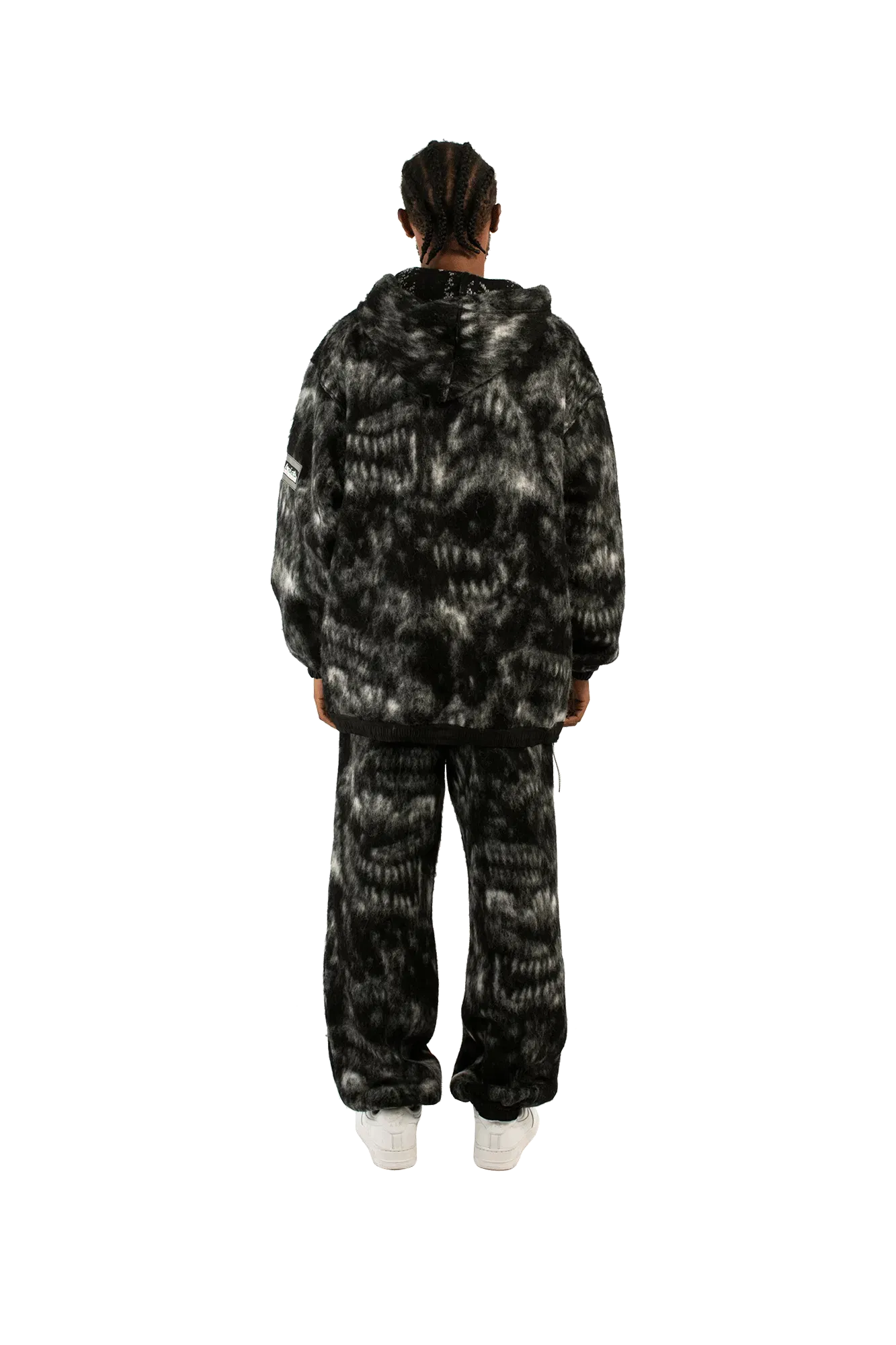 Aries Oversized Monster Fleece Hooded Sweatshirt