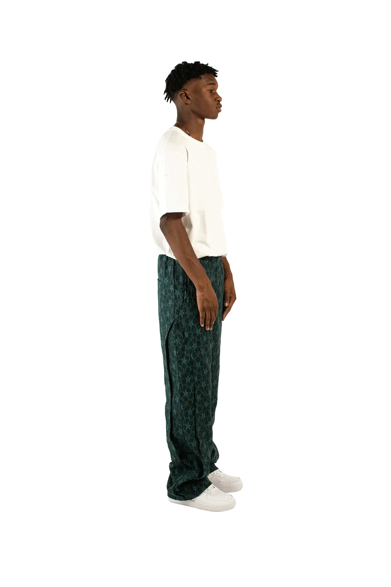 Andersson Bell Flower Lace Track Pants