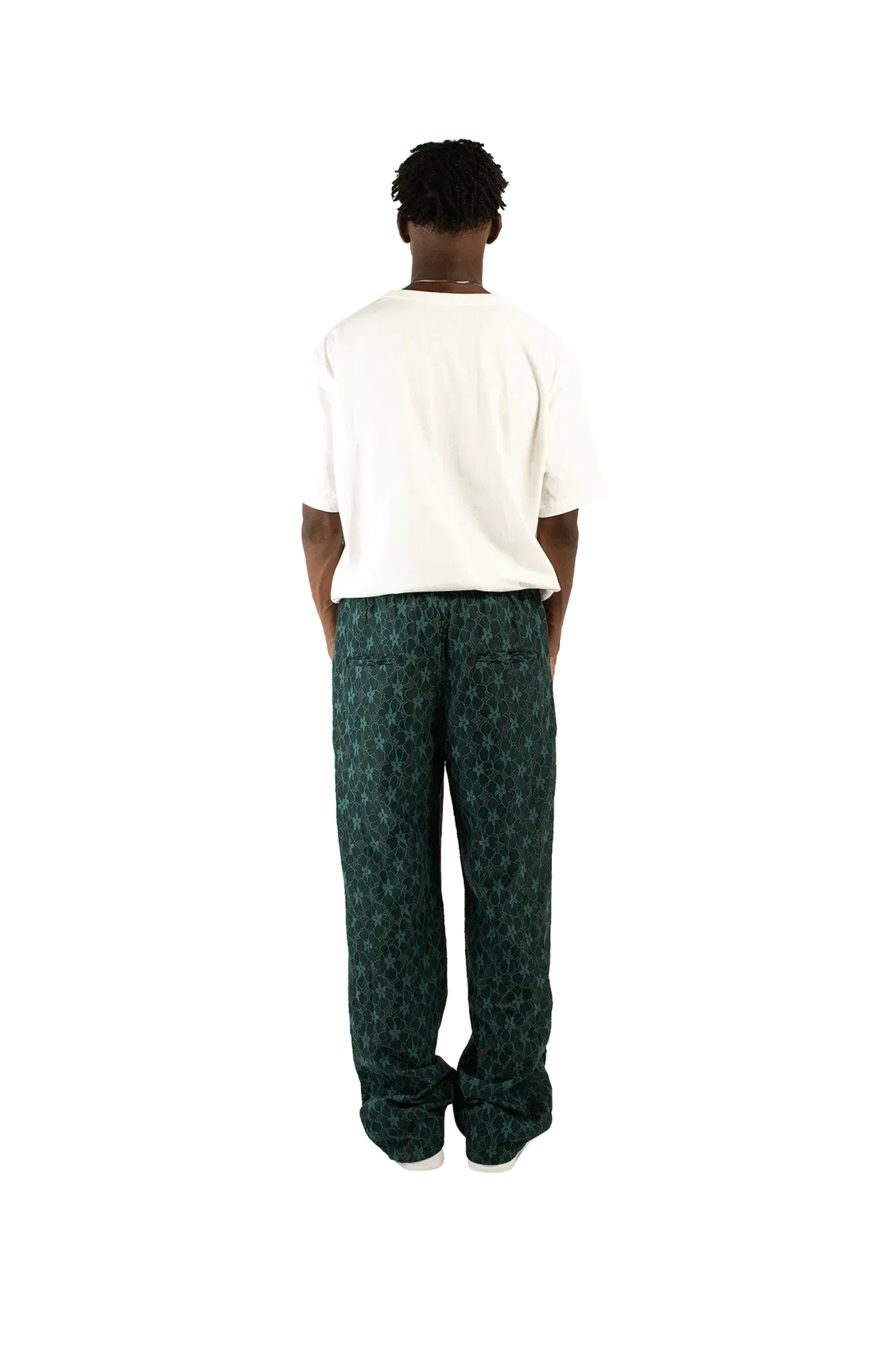 Andersson Bell Flower Lace Track Pants