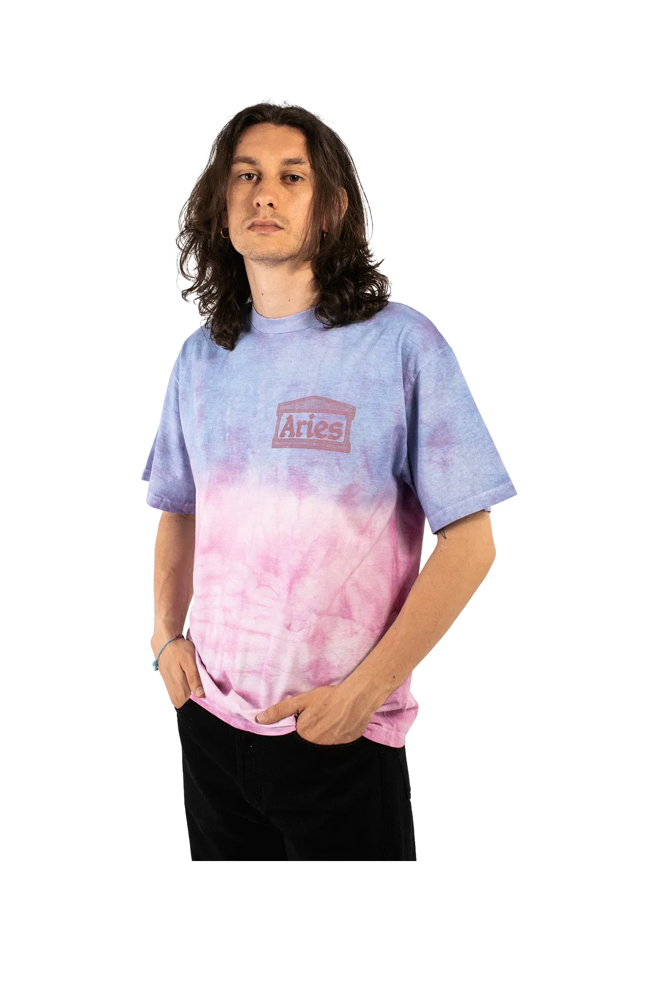 Aries Desert Trip Dip-Dye T-Shirt
