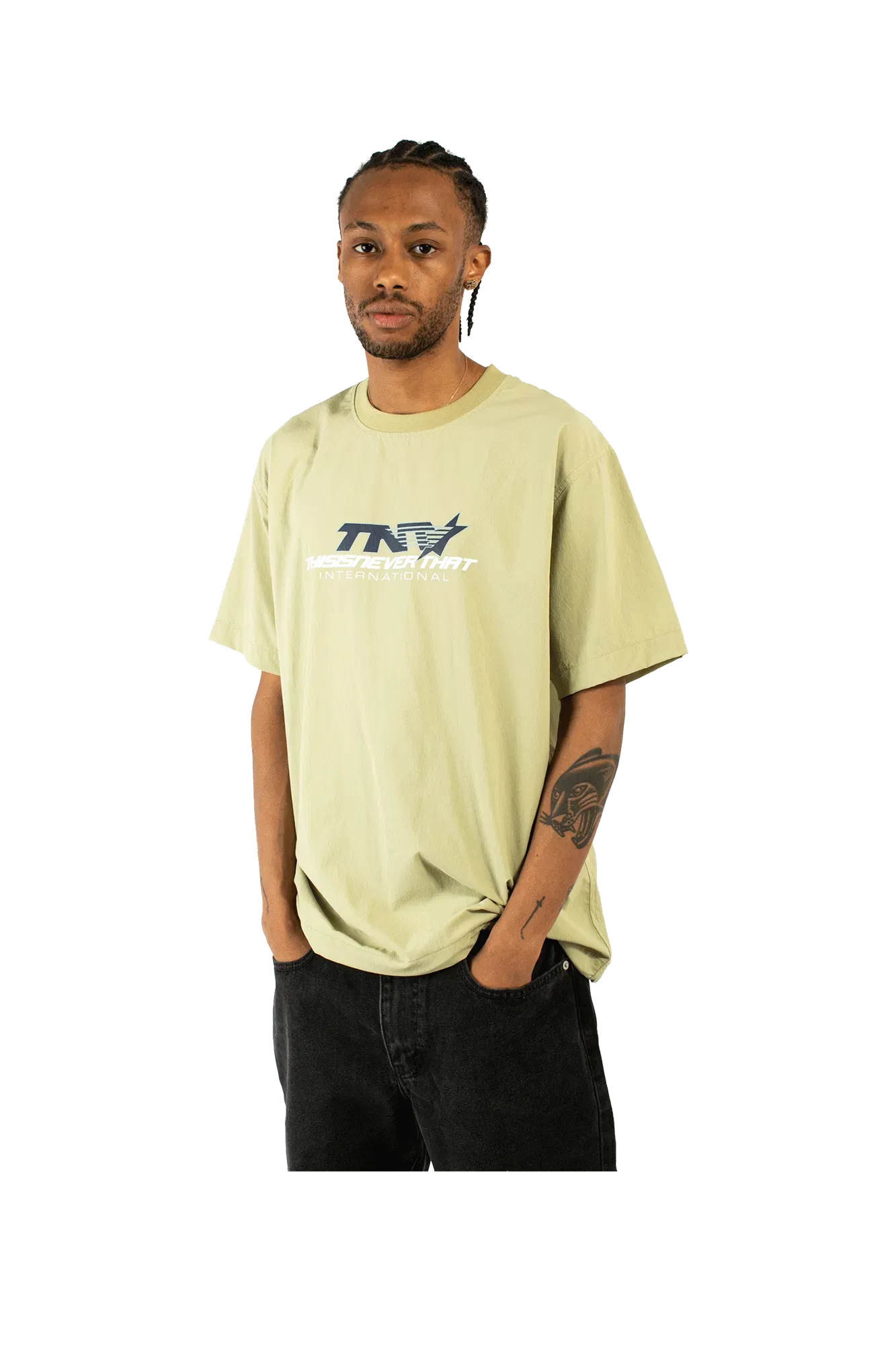 thisisneverthat TNT Nylon Crew T-Shirt