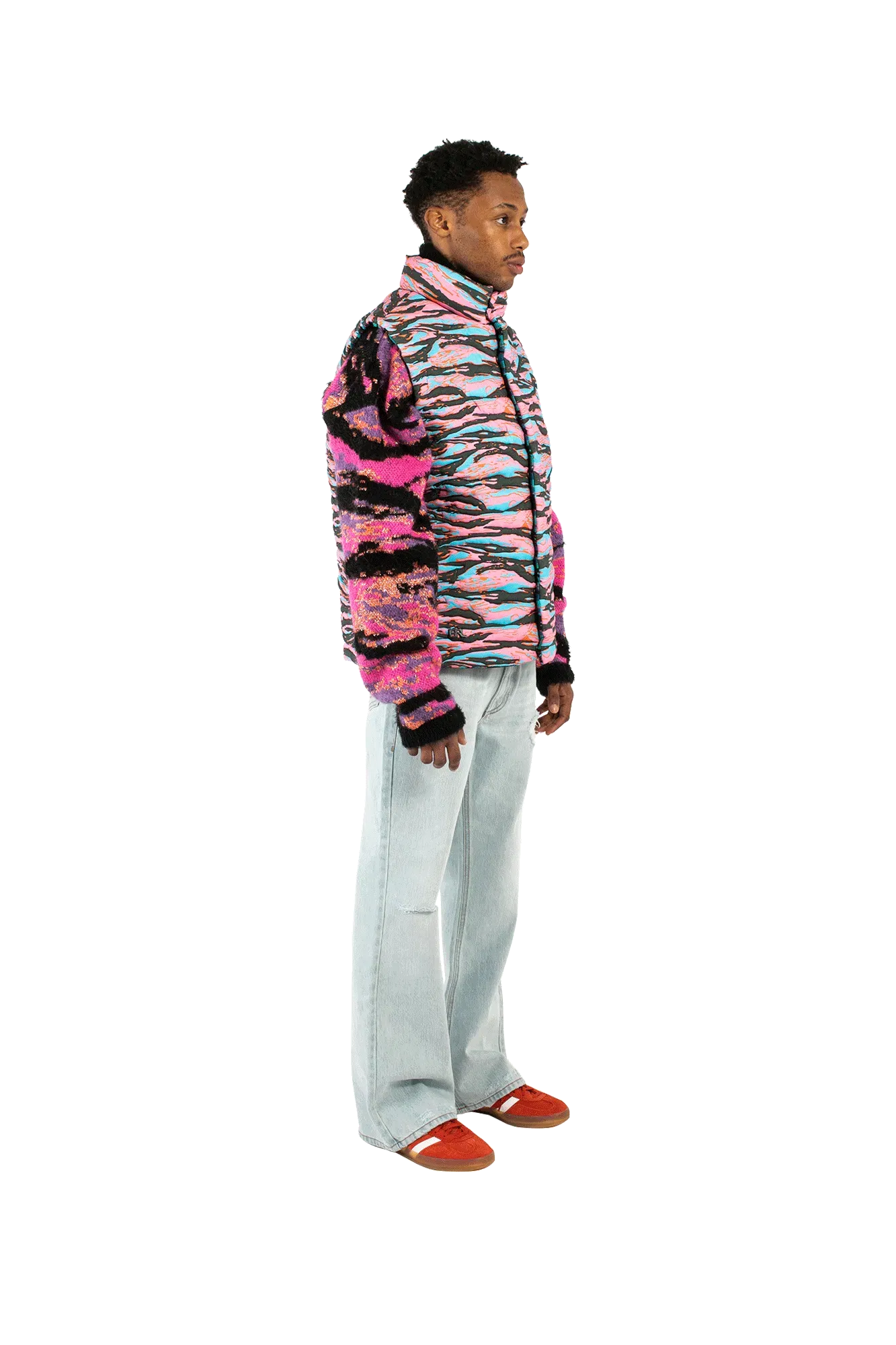 ERL Printed Quilted Puffer Vest