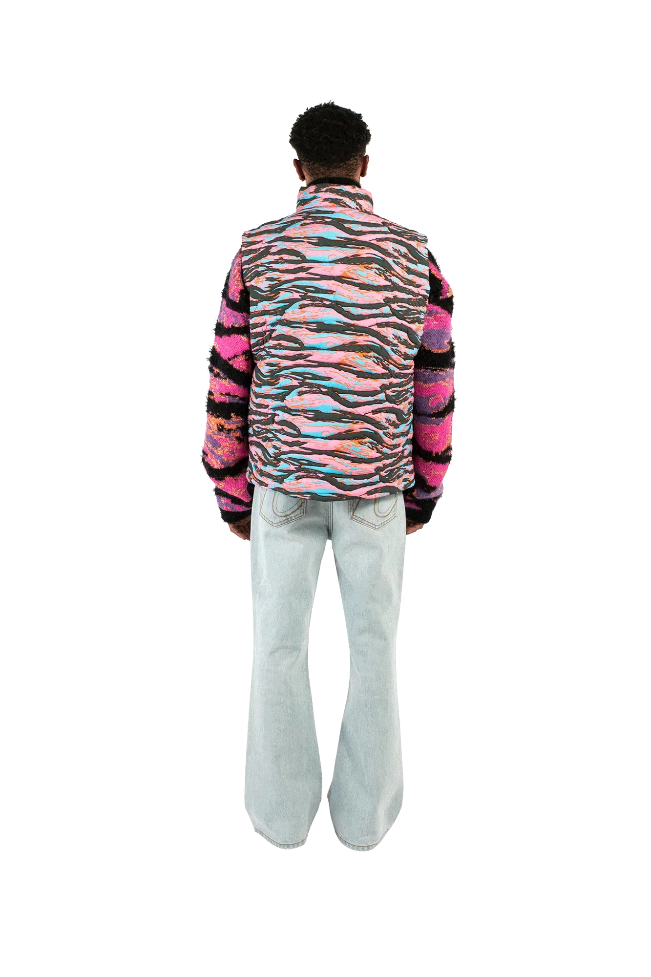 ERL Printed Quilted Puffer Vest