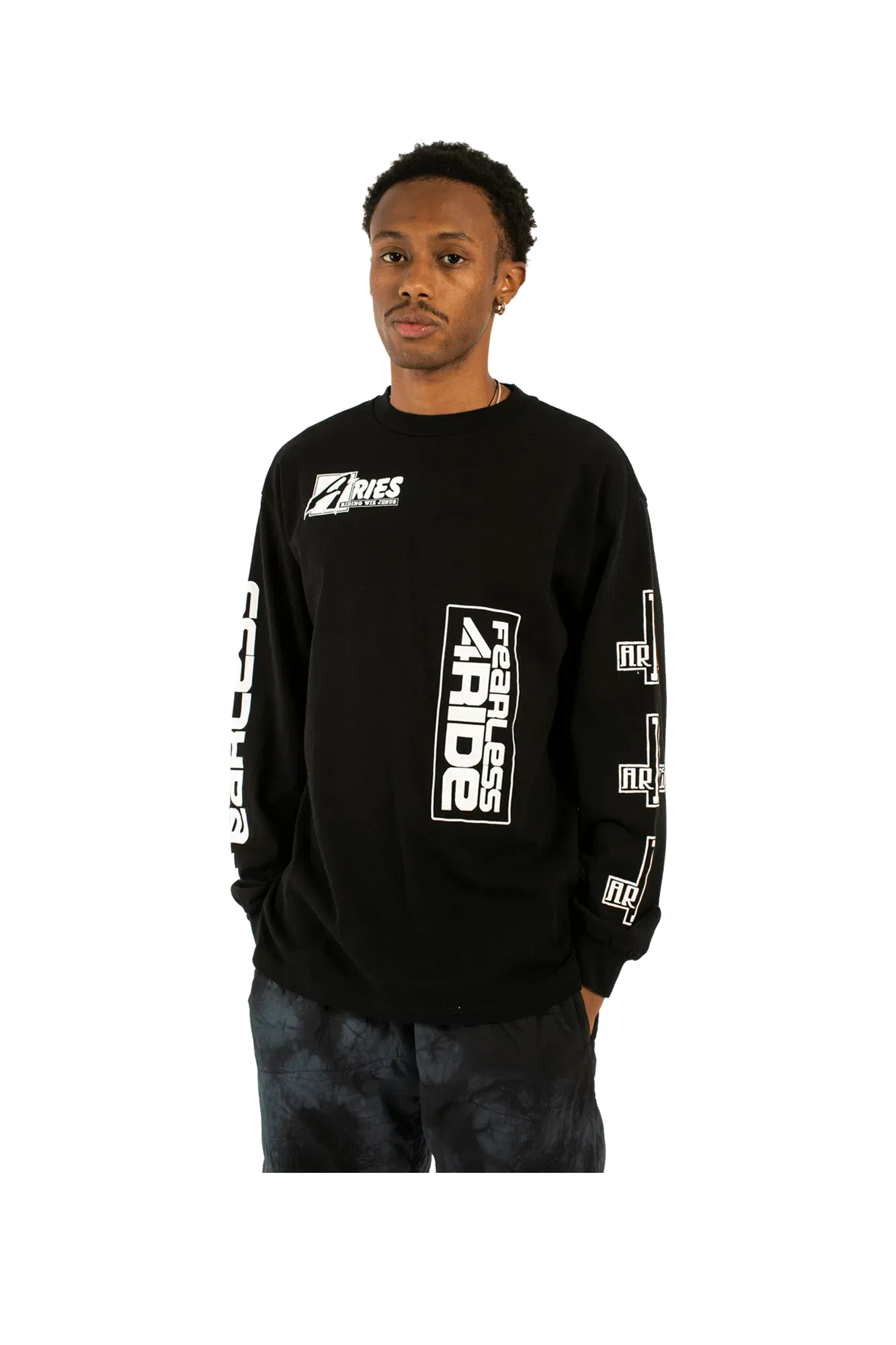 Aries Fearless Moto LongSleeve T-Shirt
