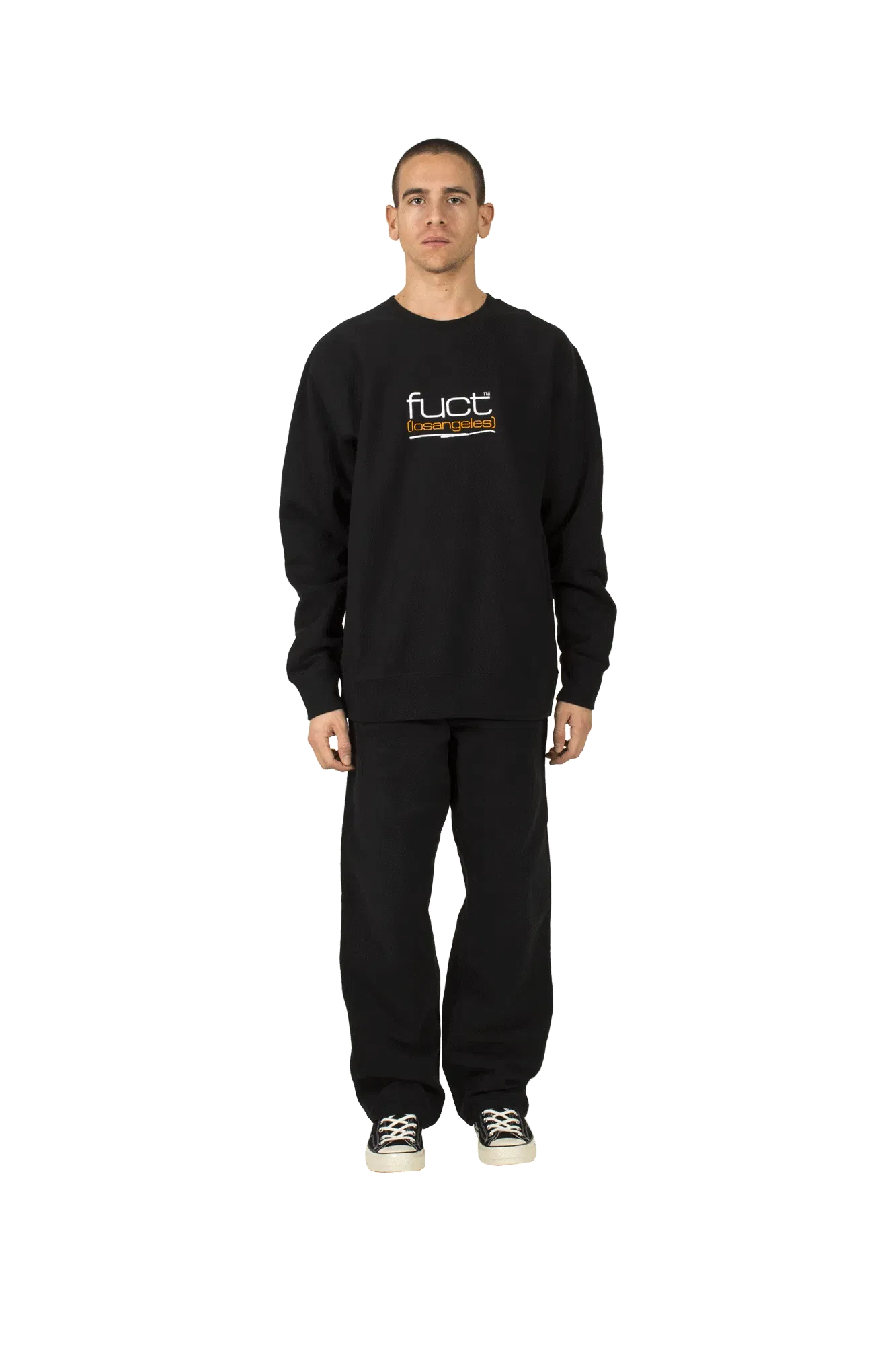 FUCT LA EMBROIDERED Crewneck sweatshirt