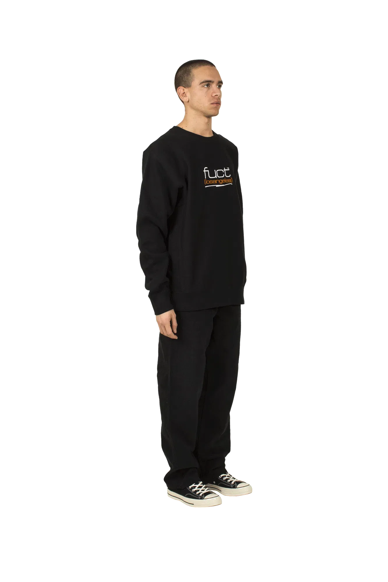 FUCT LA EMBROIDERED Crewneck sweatshirt