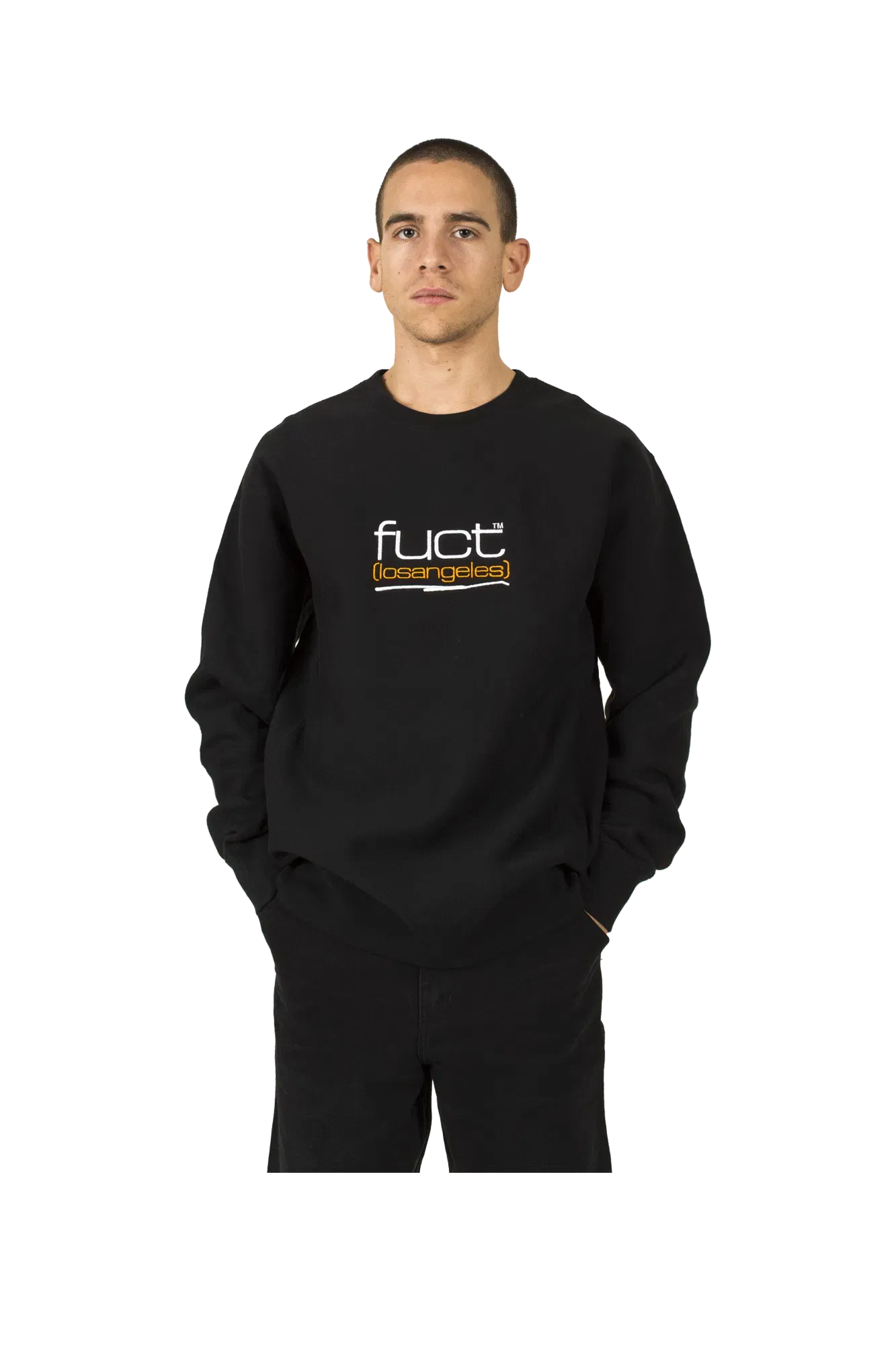 FUCT LA EMBROIDERED Crewneck sweatshirt