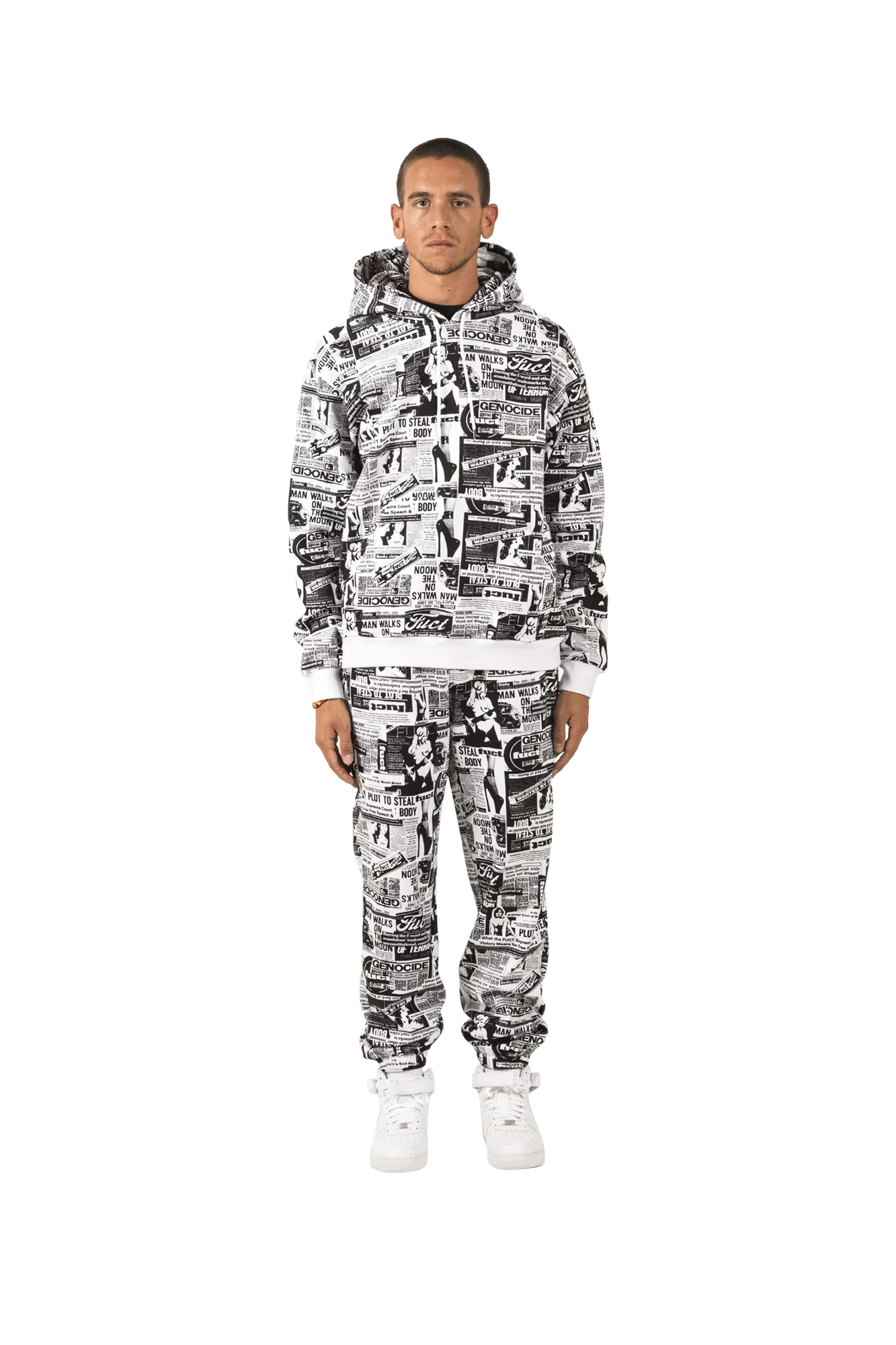 Fuct HEADLINES Hooded sweatshirt