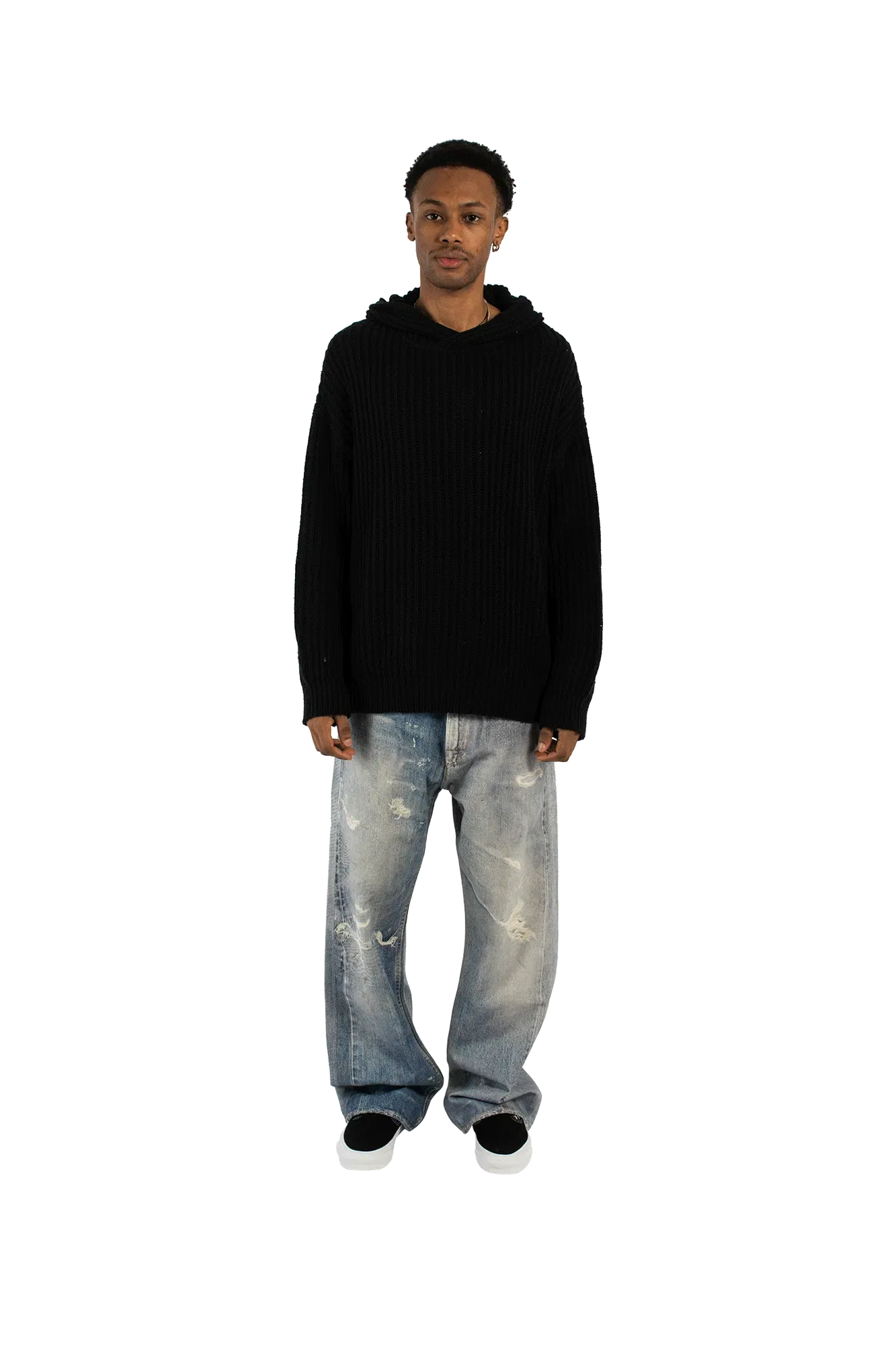 OUR LEGACY Knitted Sailor Hooded Sweatshirt