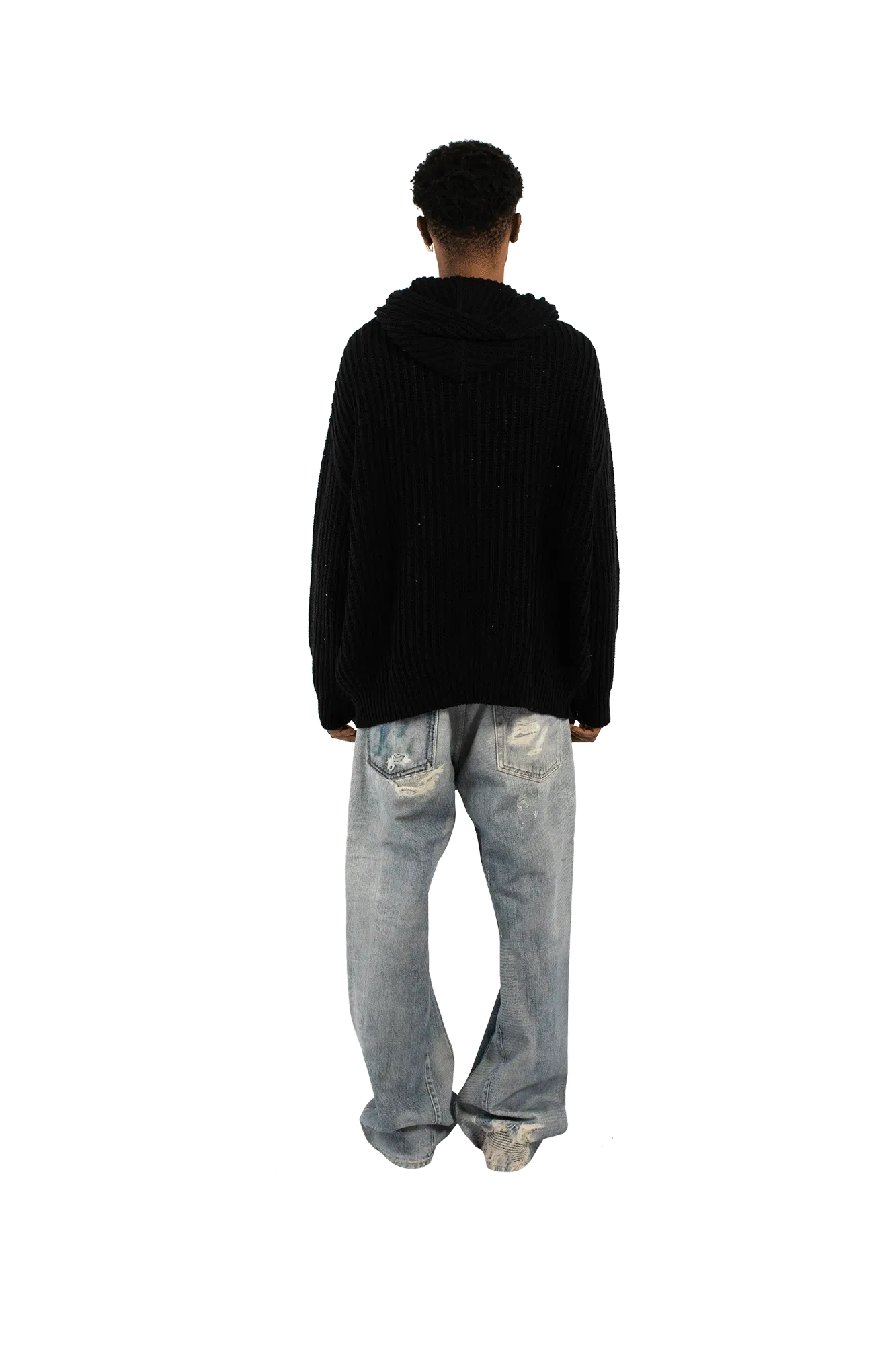 OUR LEGACY Knitted Sailor Hooded Sweatshirt