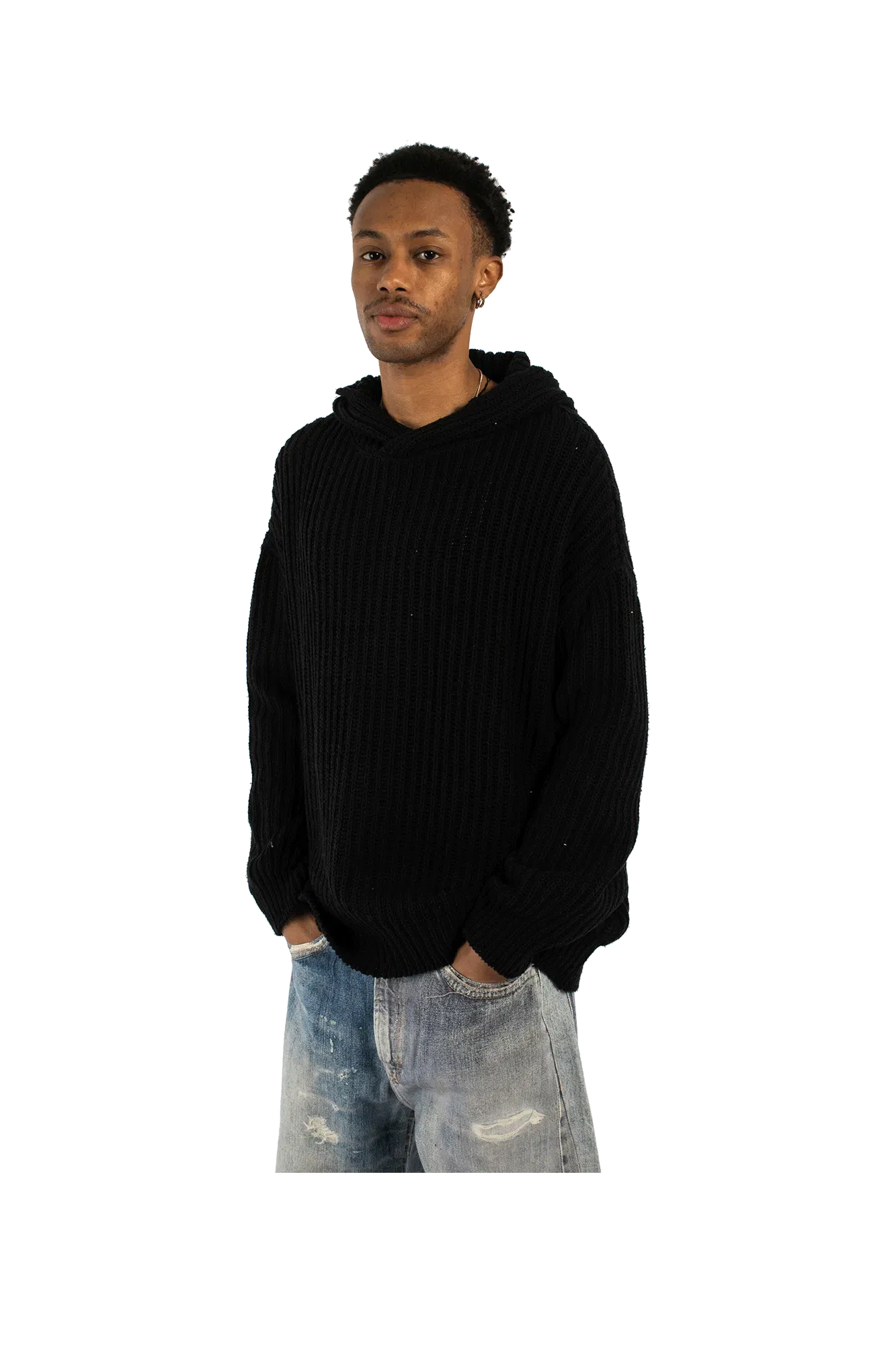 OUR LEGACY Knitted Sailor Hooded Sweatshirt