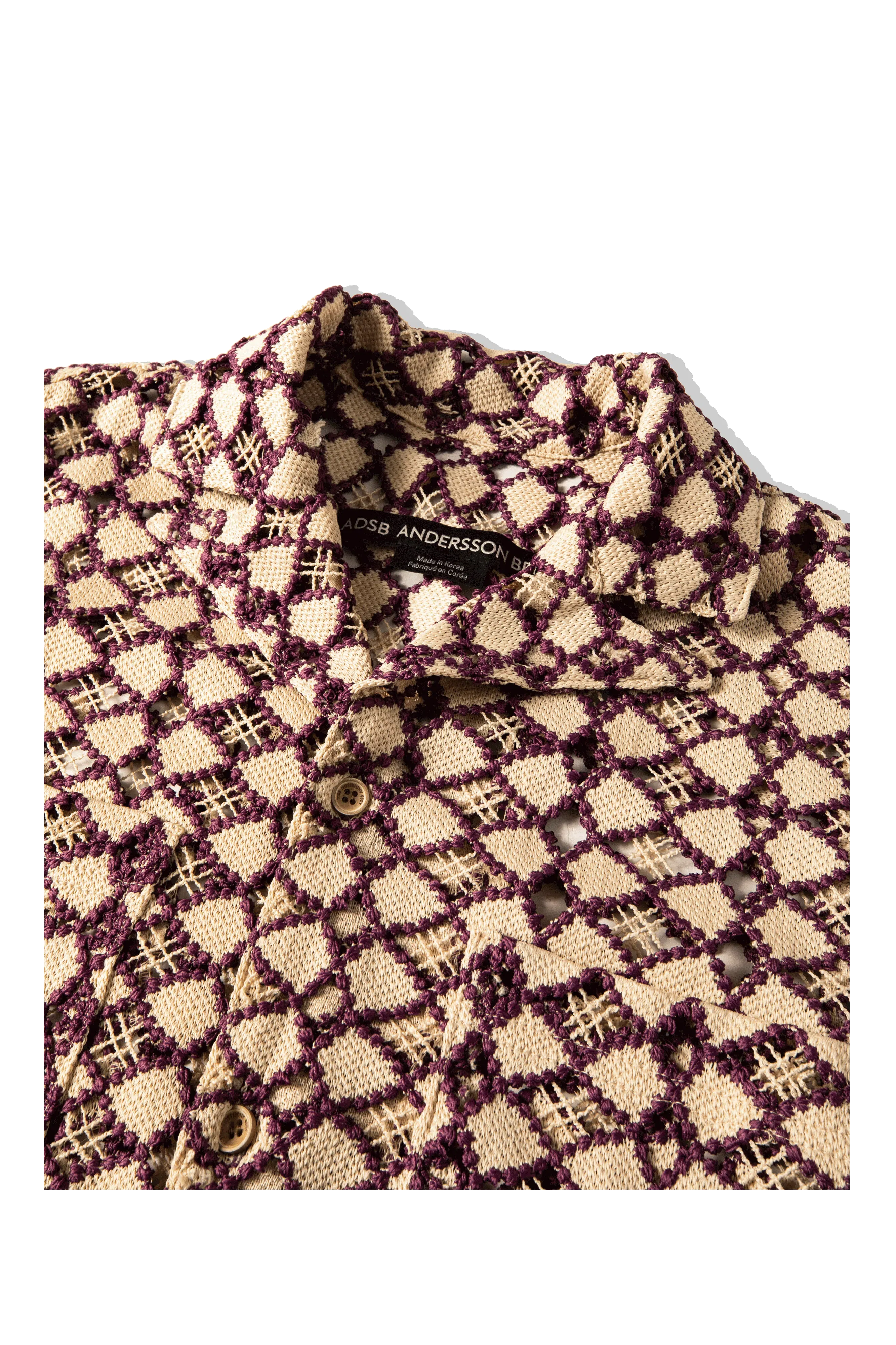Andersson Bell Letto Sheer Open Collar Shirts