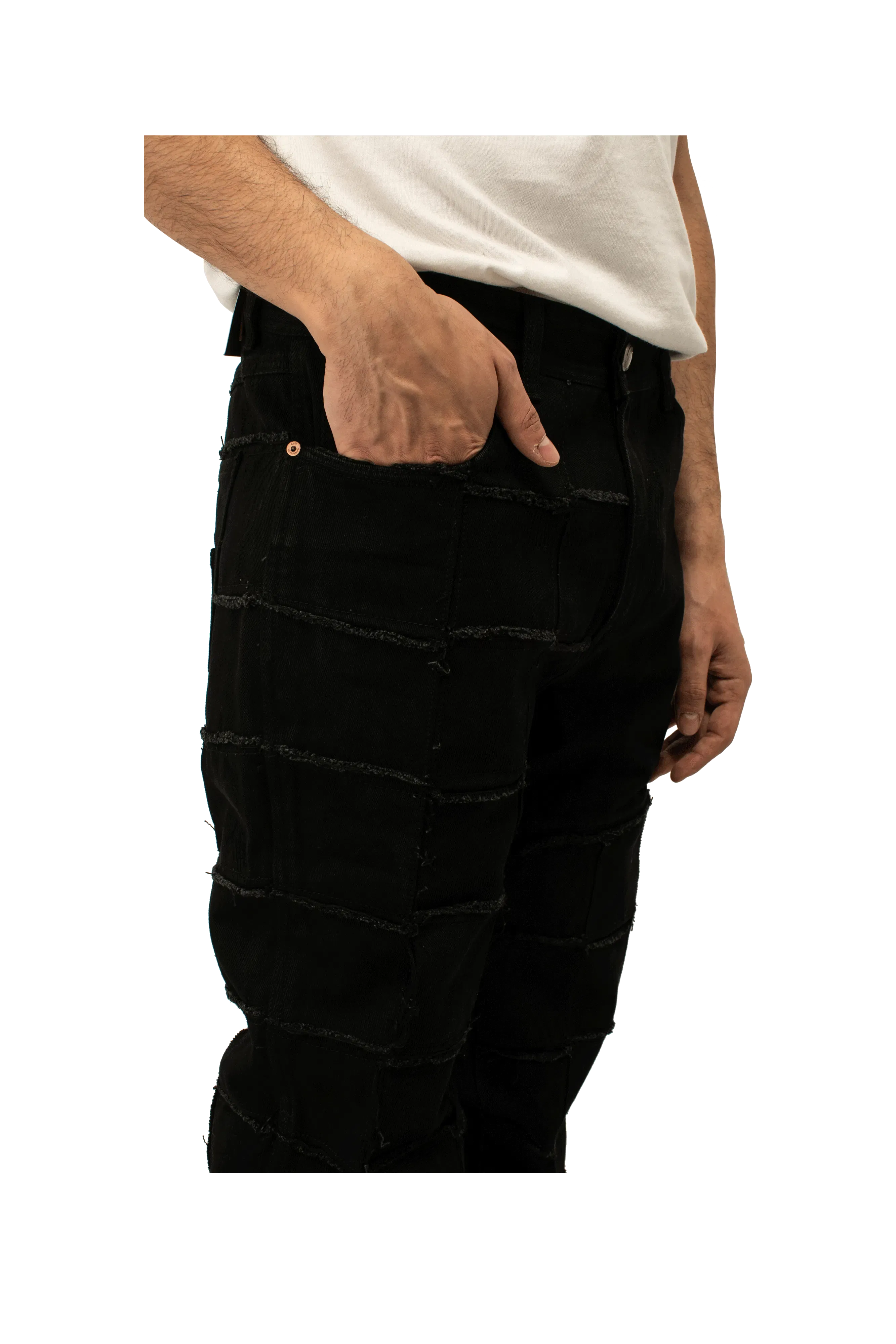 Andersson Bell New Patchwork Wide Leg Jeans