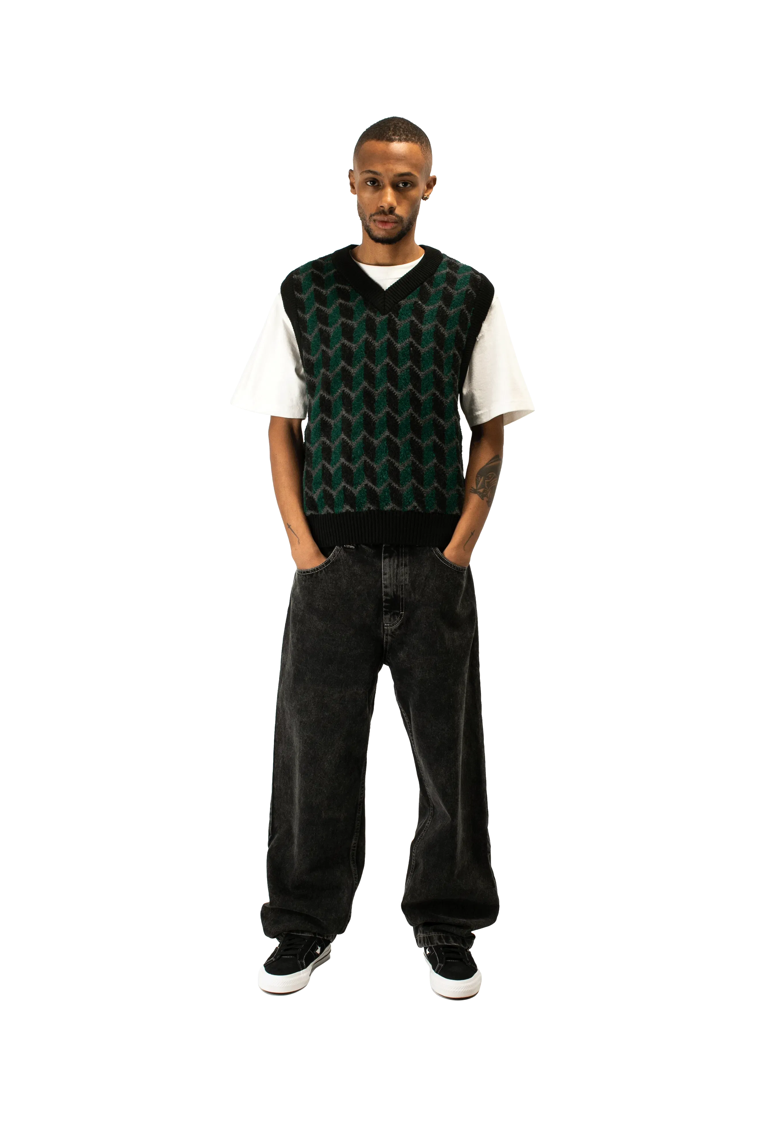 Polar Zig Zag Knit Vest