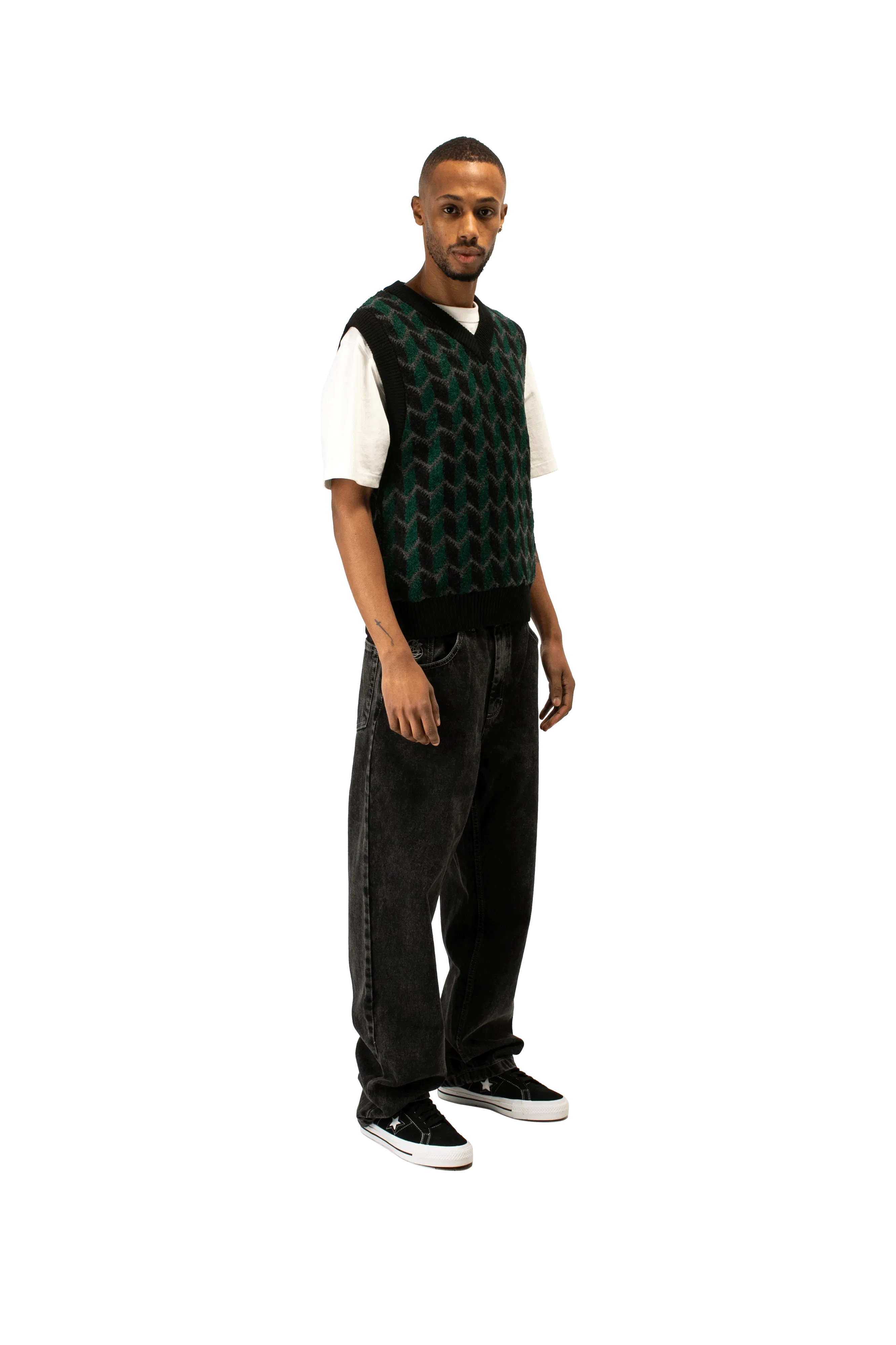 Polar Zig Zag Knit Vest
