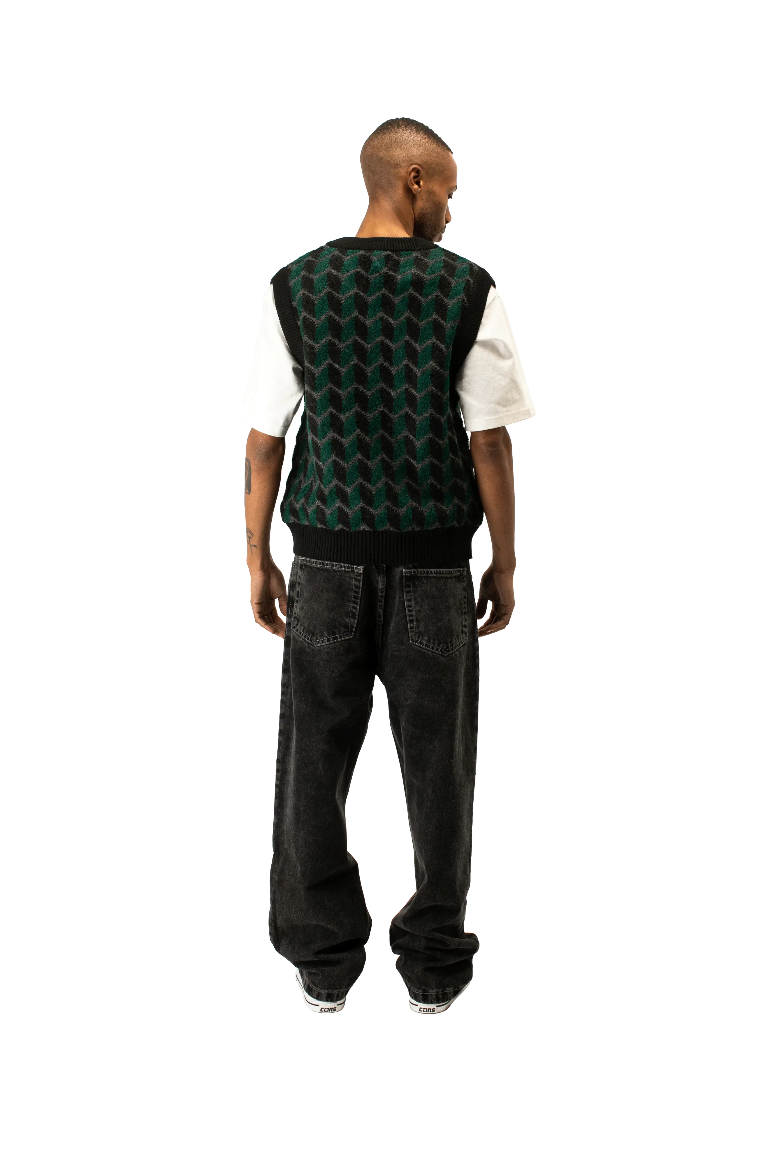 Polar Zig Zag Knit Vest