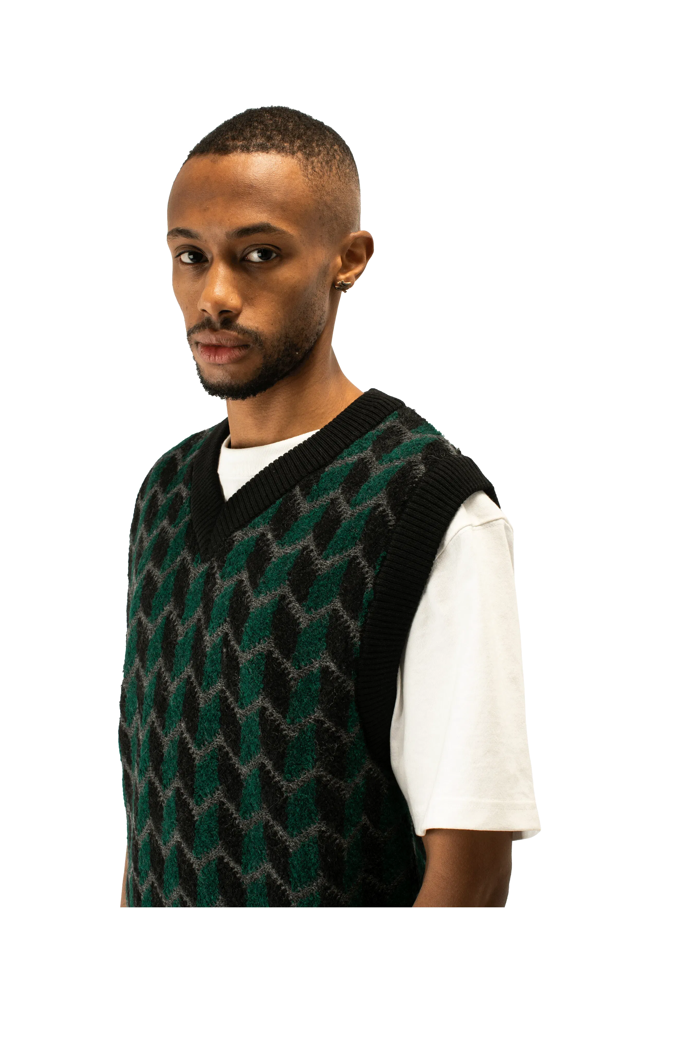 Polar Zig Zag Knit Vest