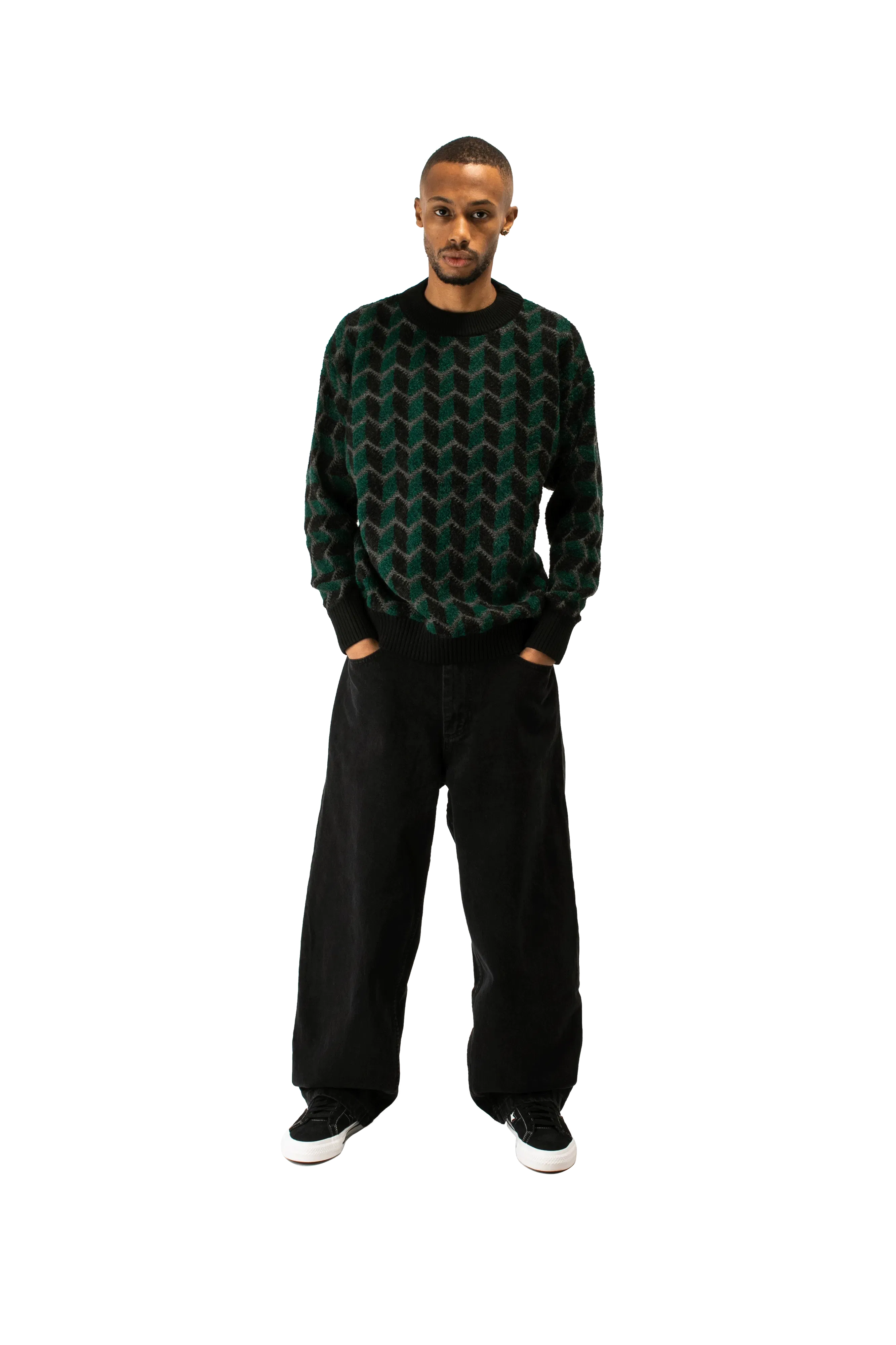 Polar Zig Zag Knit Sweater