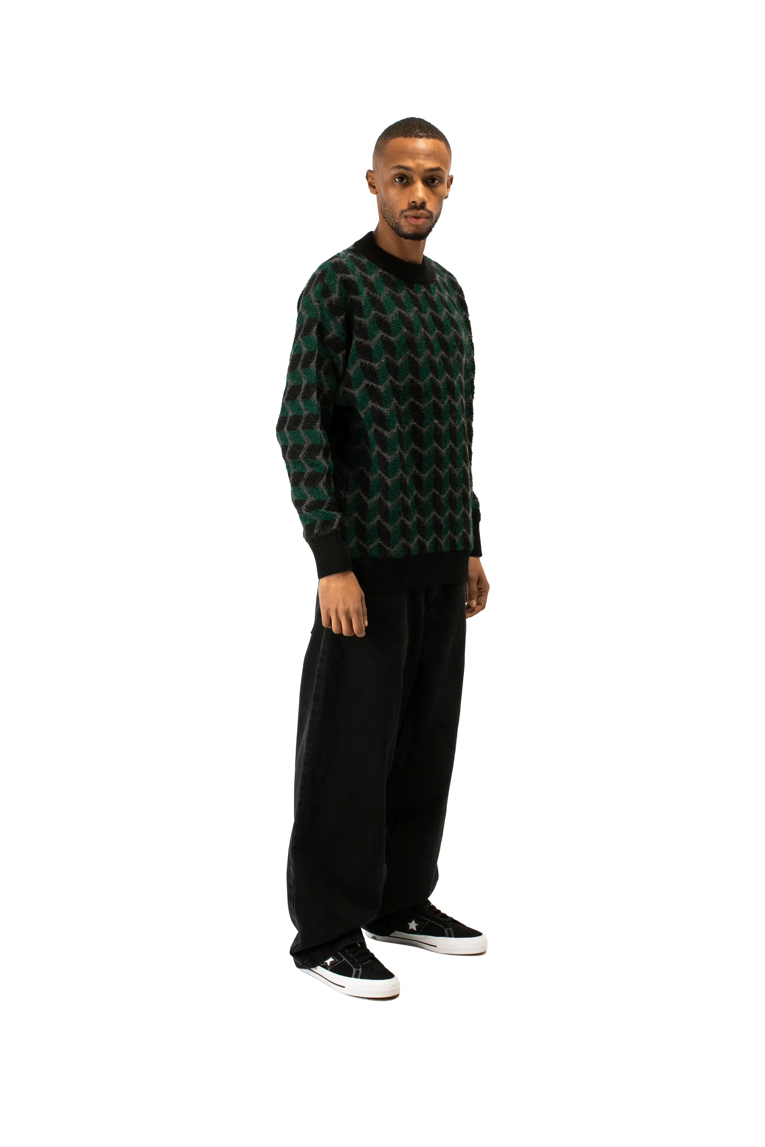 Polar Zig Zag Knit Sweater