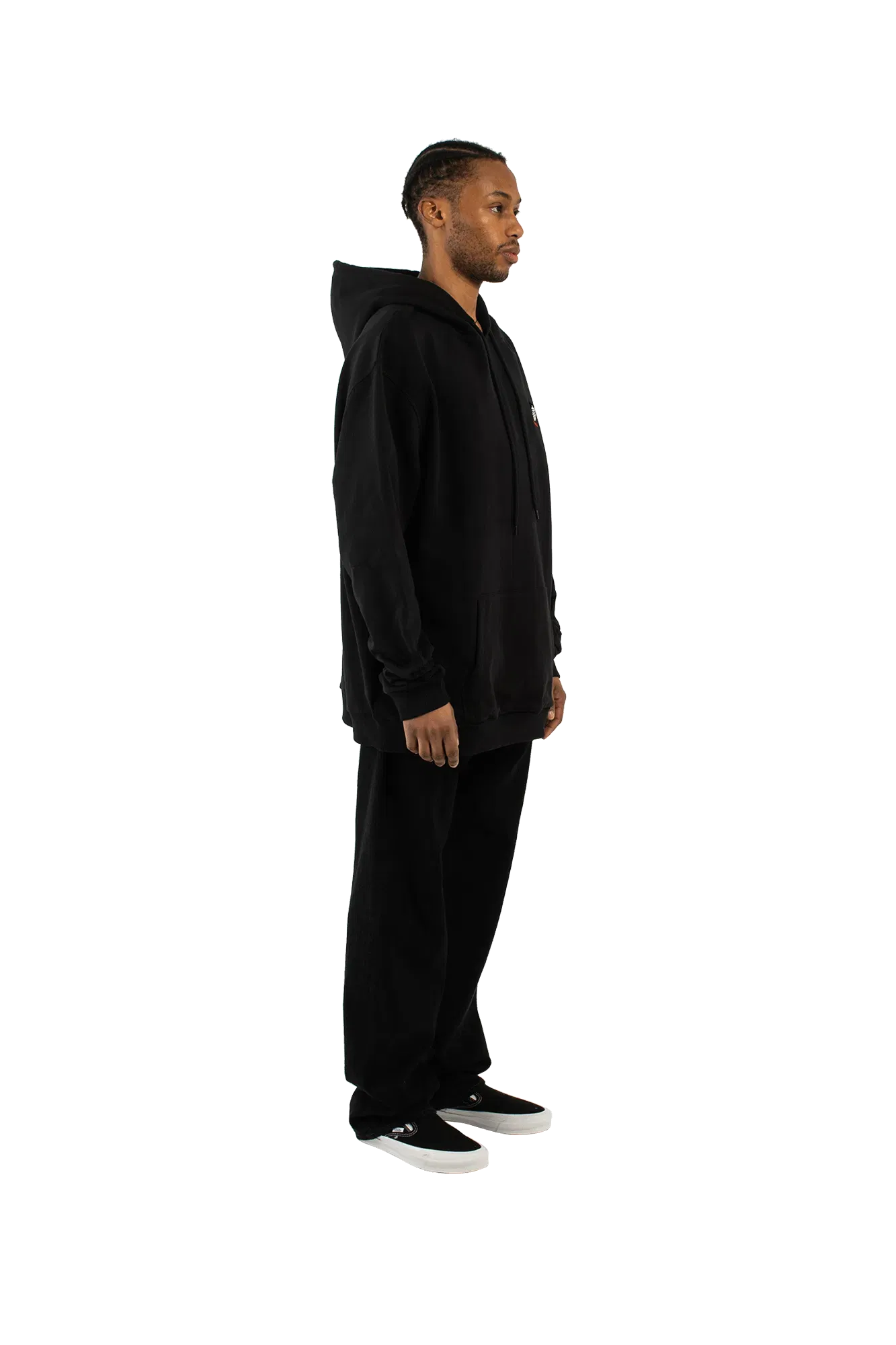 Fred Perry Patched Overhead Hooded Sweatshirt
