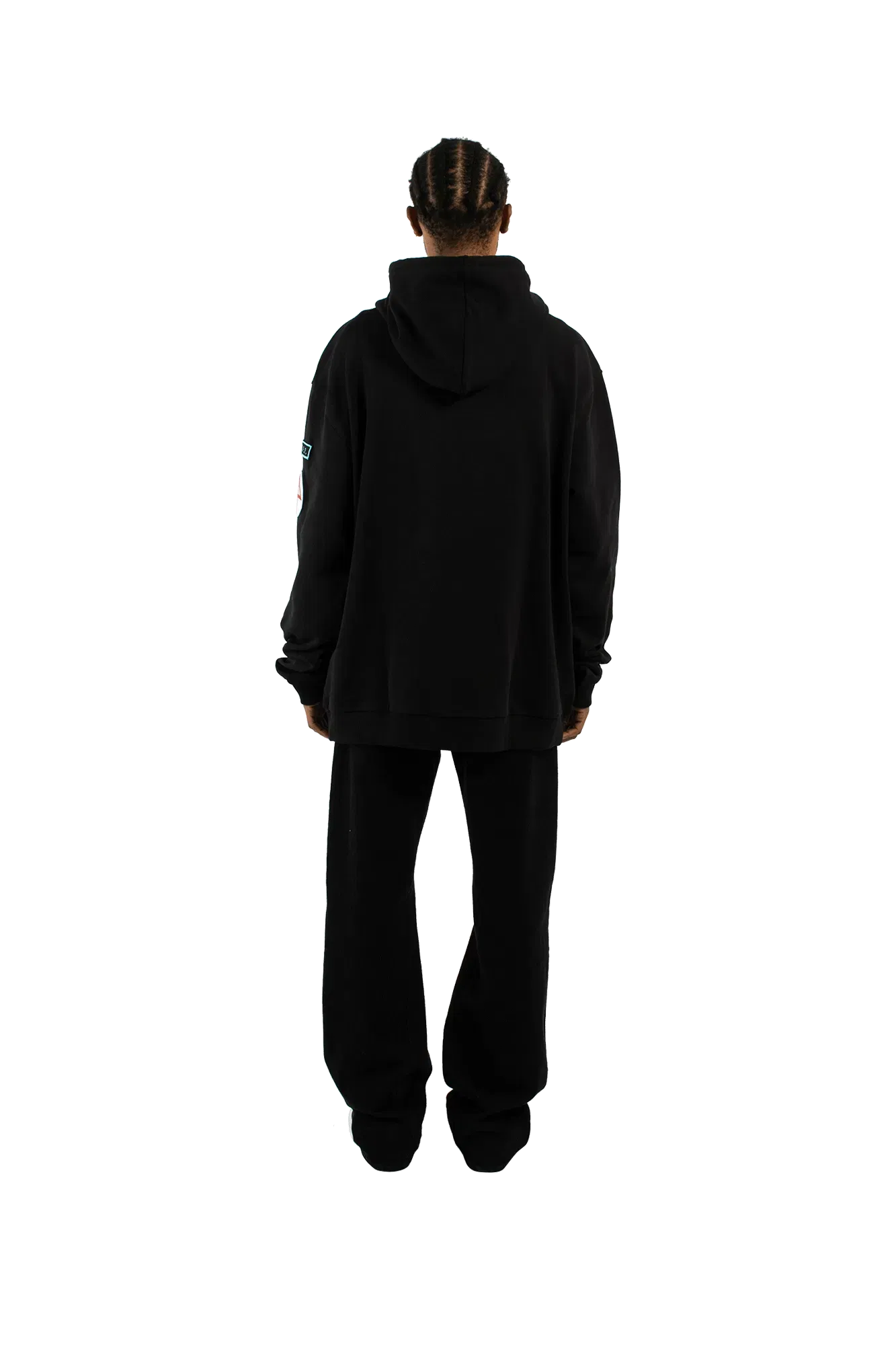 Fred Perry Patched Overhead Hooded Sweatshirt