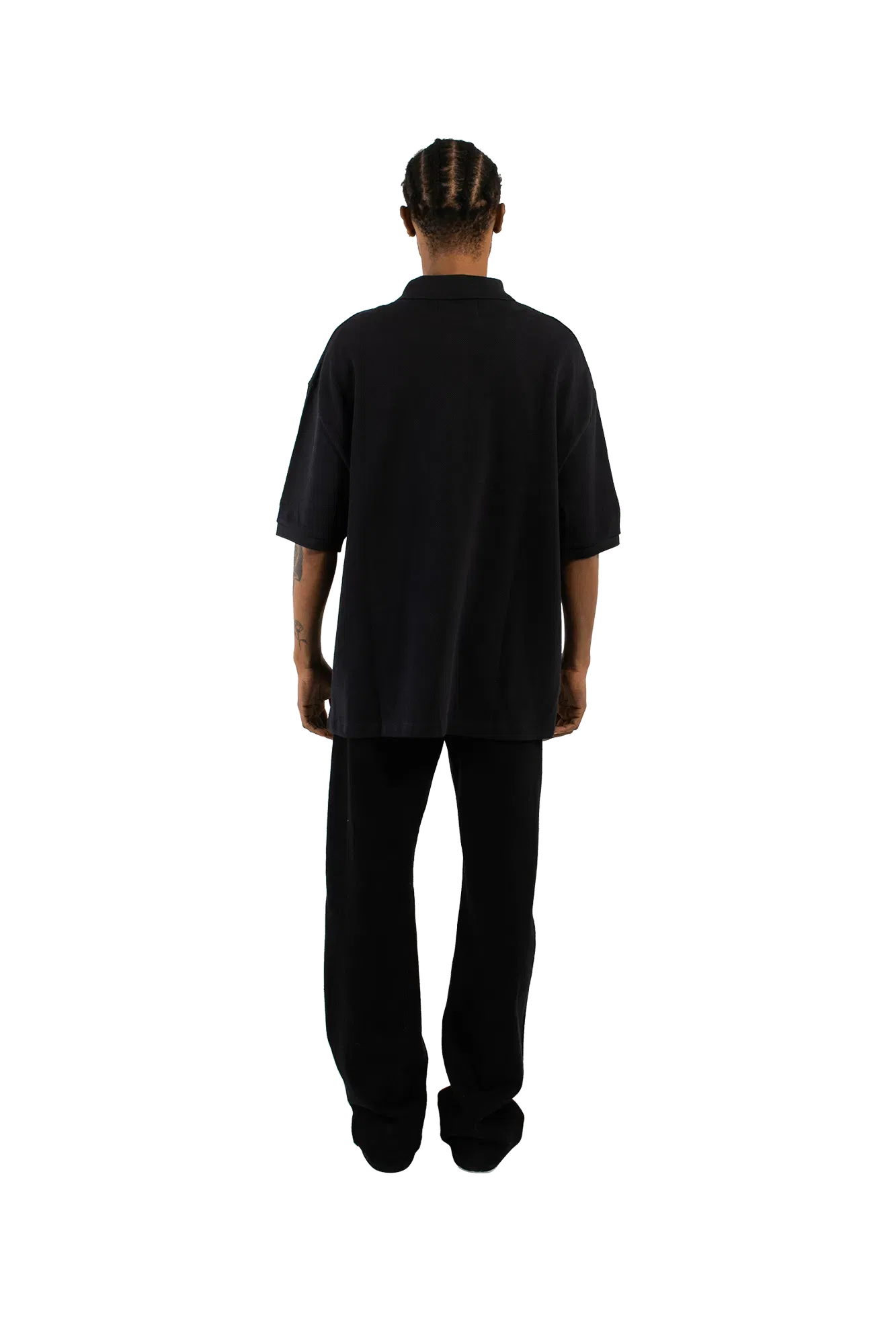 Fred Perry Oversized Printed Polo Shirt