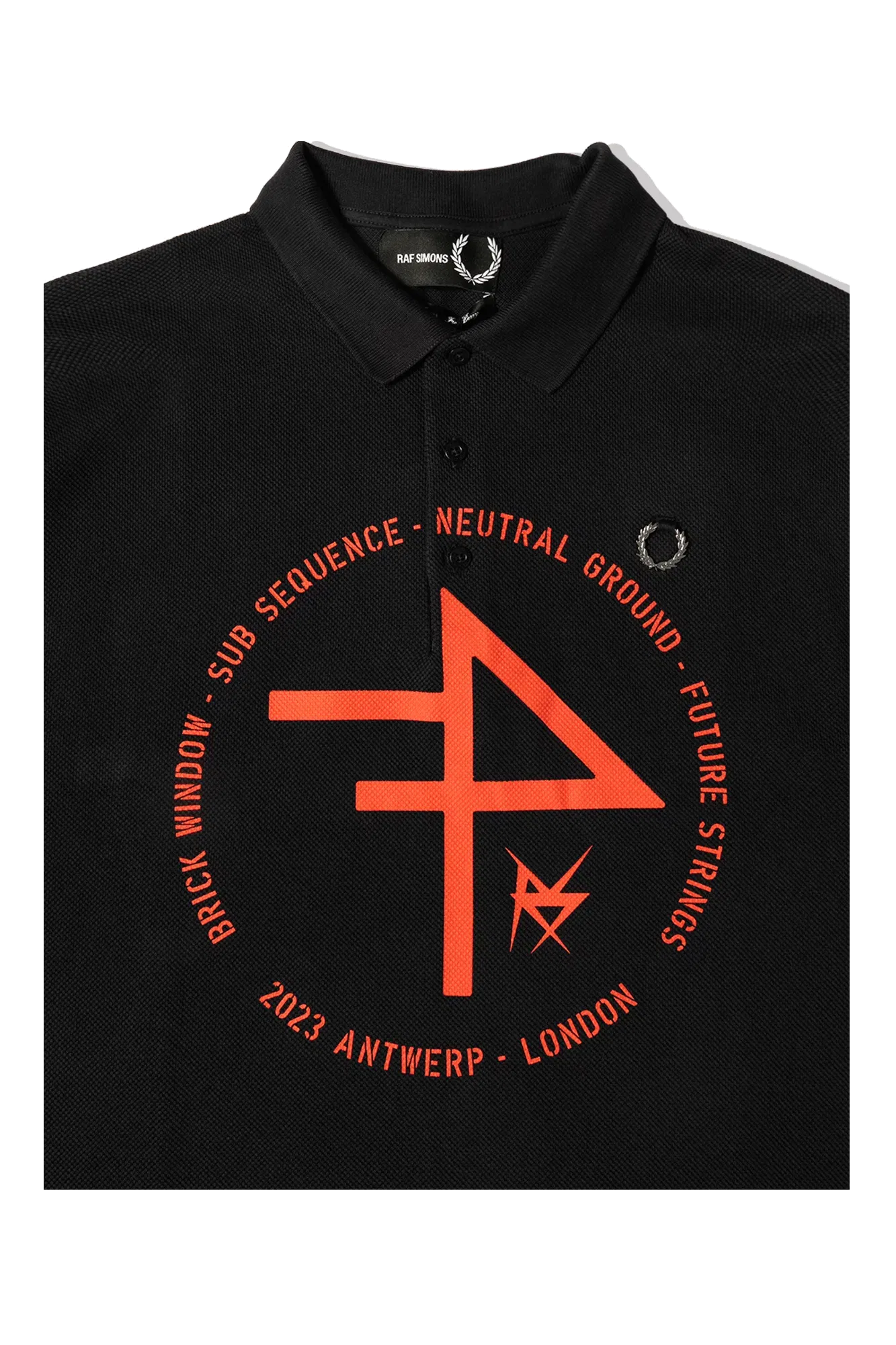 Fred Perry Oversized Printed Polo Shirt