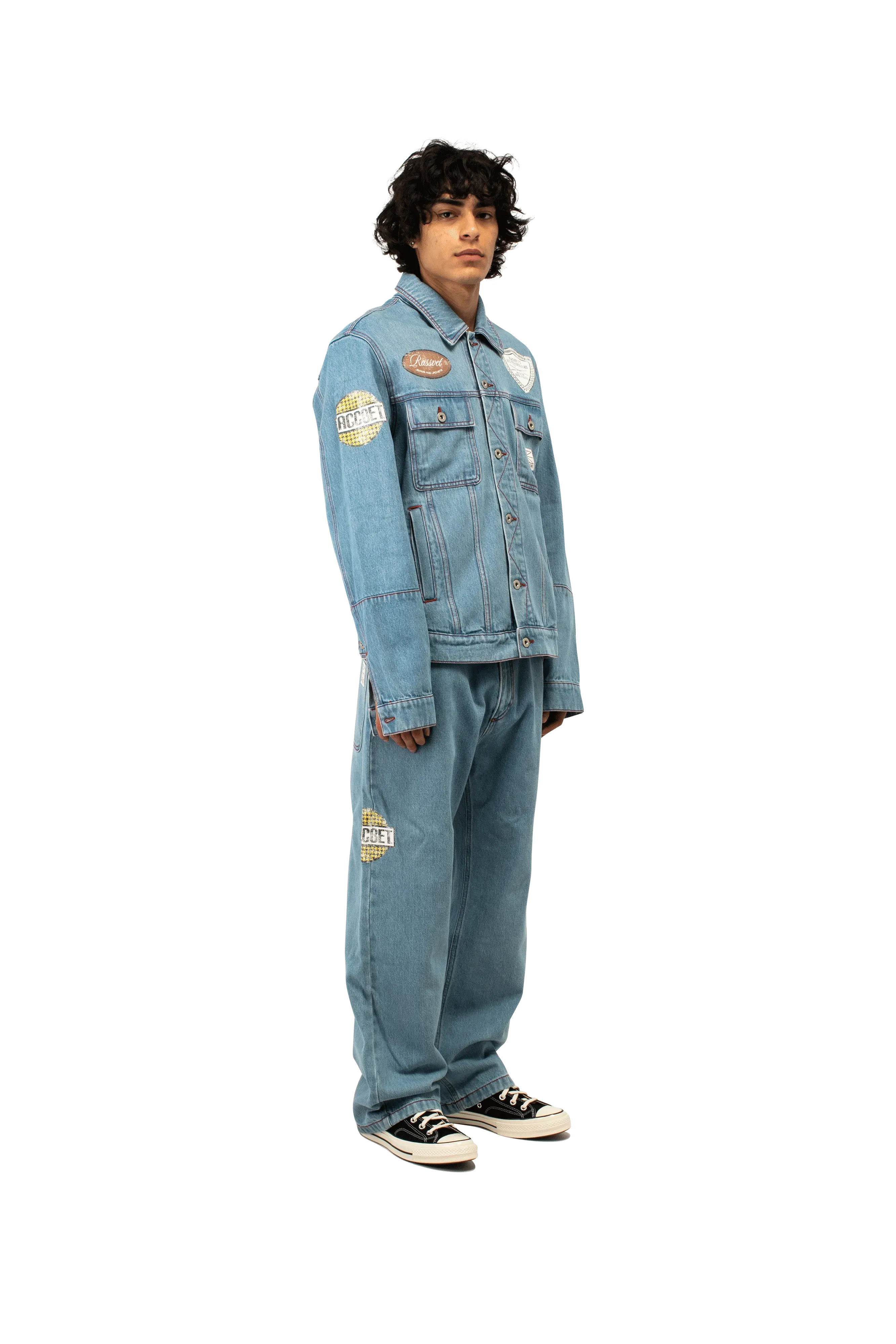 RASSVET Varsity Denim Jacket