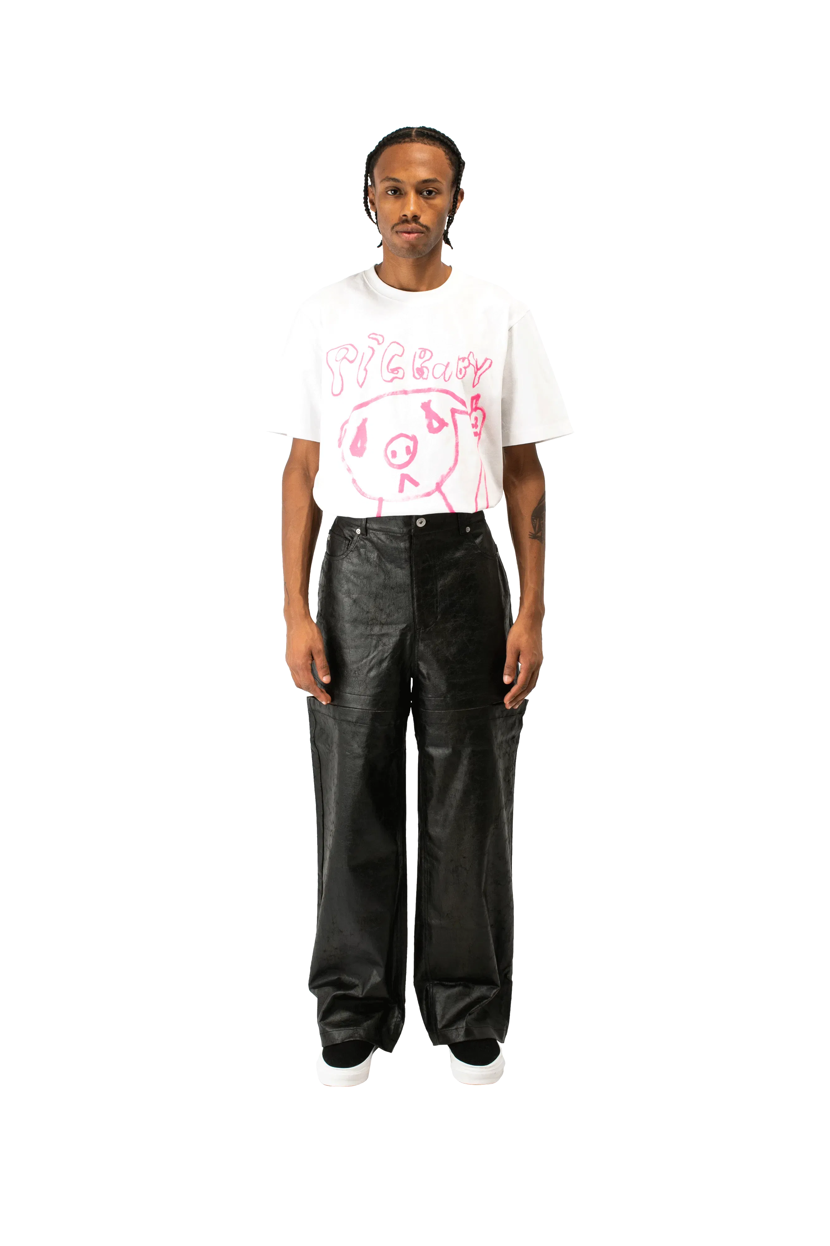 P.A.M. Cracked Vinyl Awa Pant