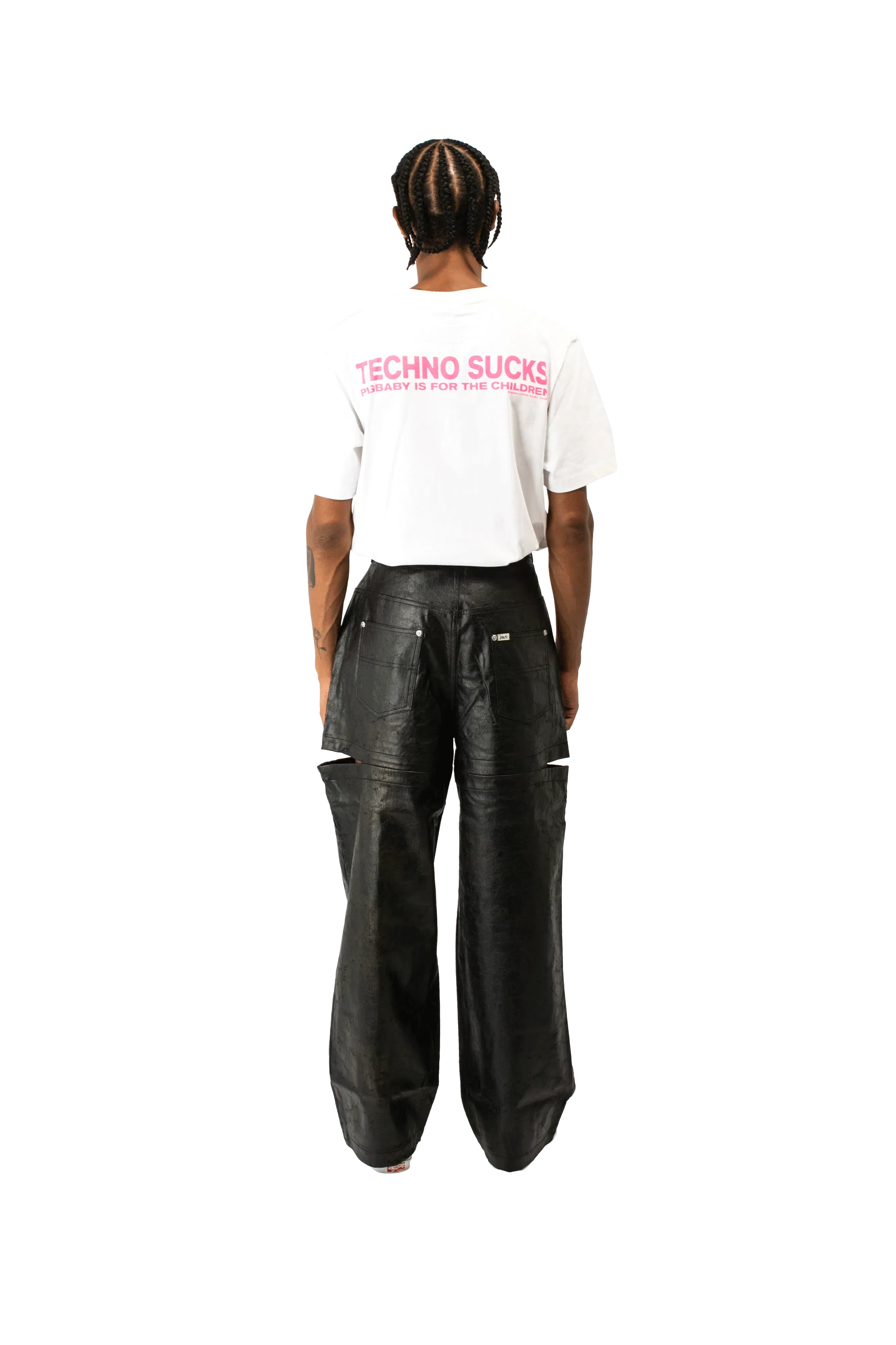P.A.M. Cracked Vinyl Awa Pant