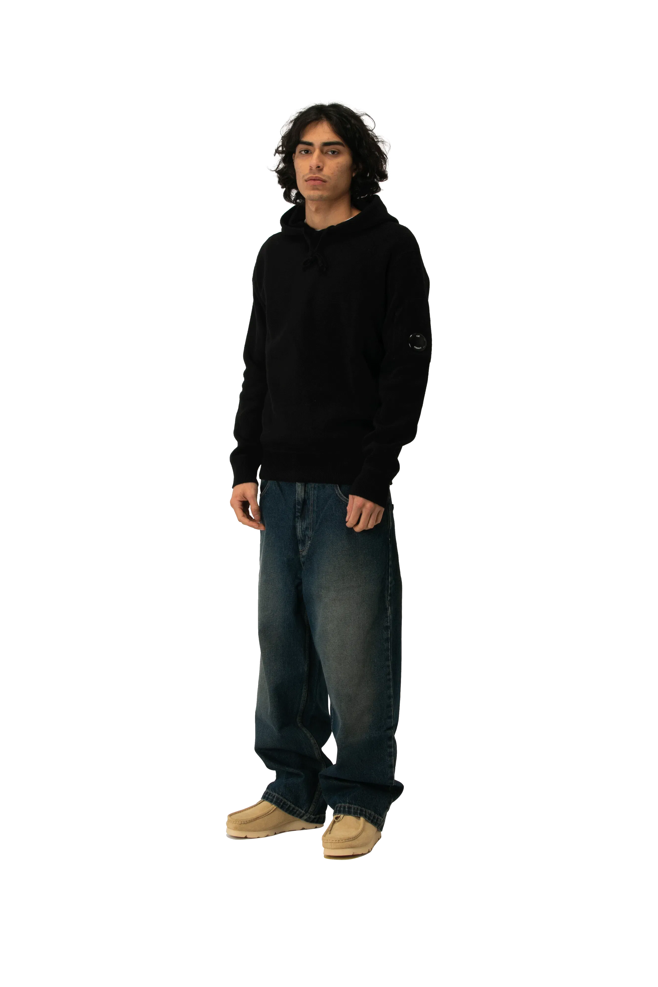 C.P. Company Lambswool Hooded Sweatshirt