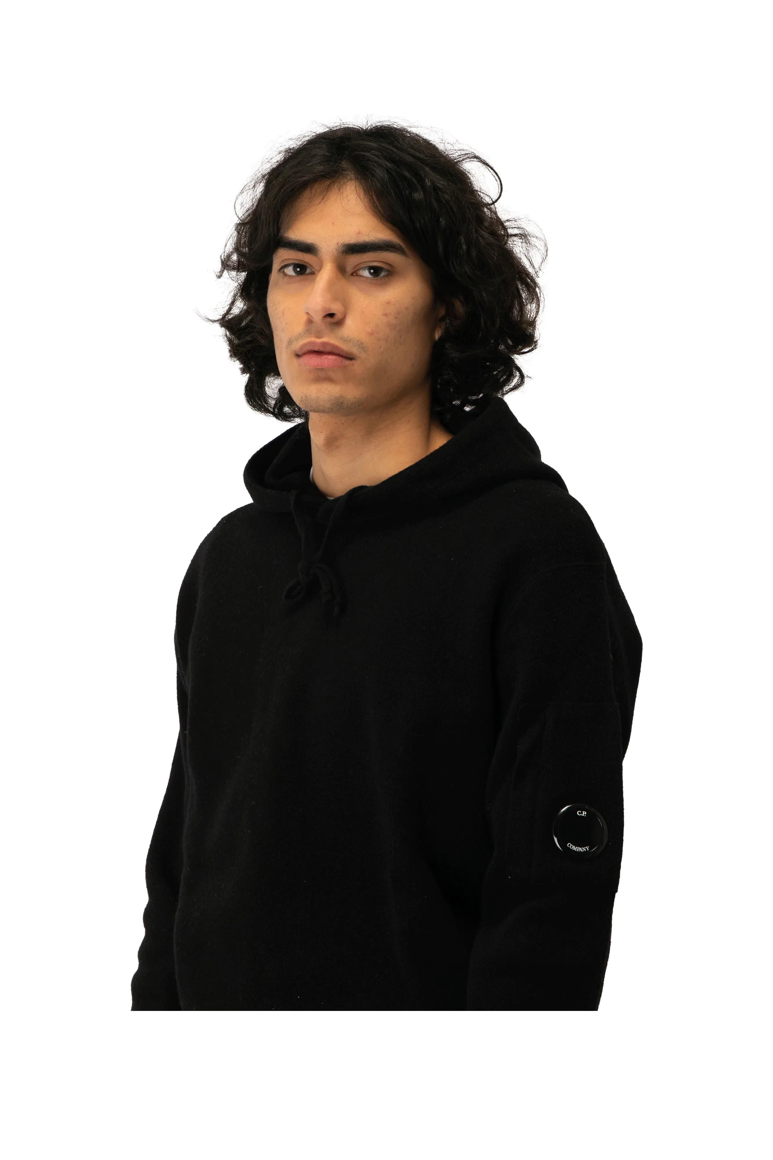 C.P. Company Lambswool Hooded Sweatshirt