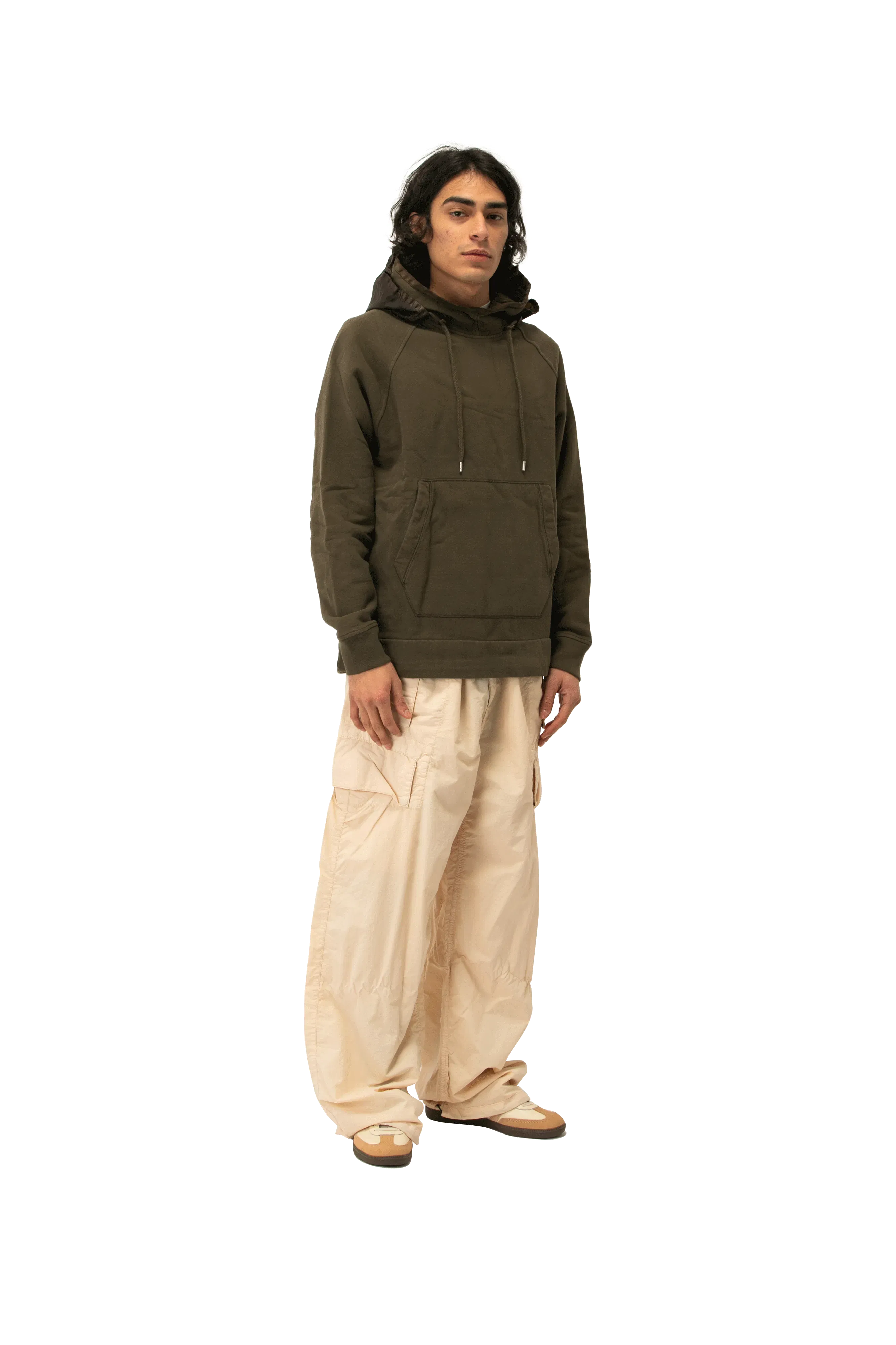 C.P. Company Diagonal 2/1 Goggle Hooded Sweatshirt