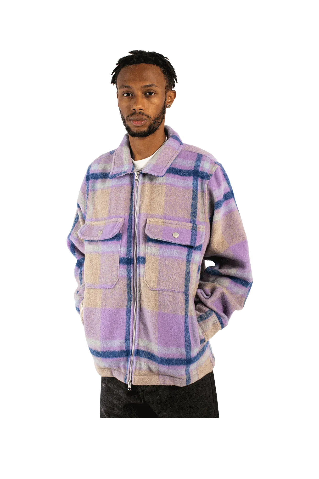 Pleasures Folklore Plaid Work Jacket