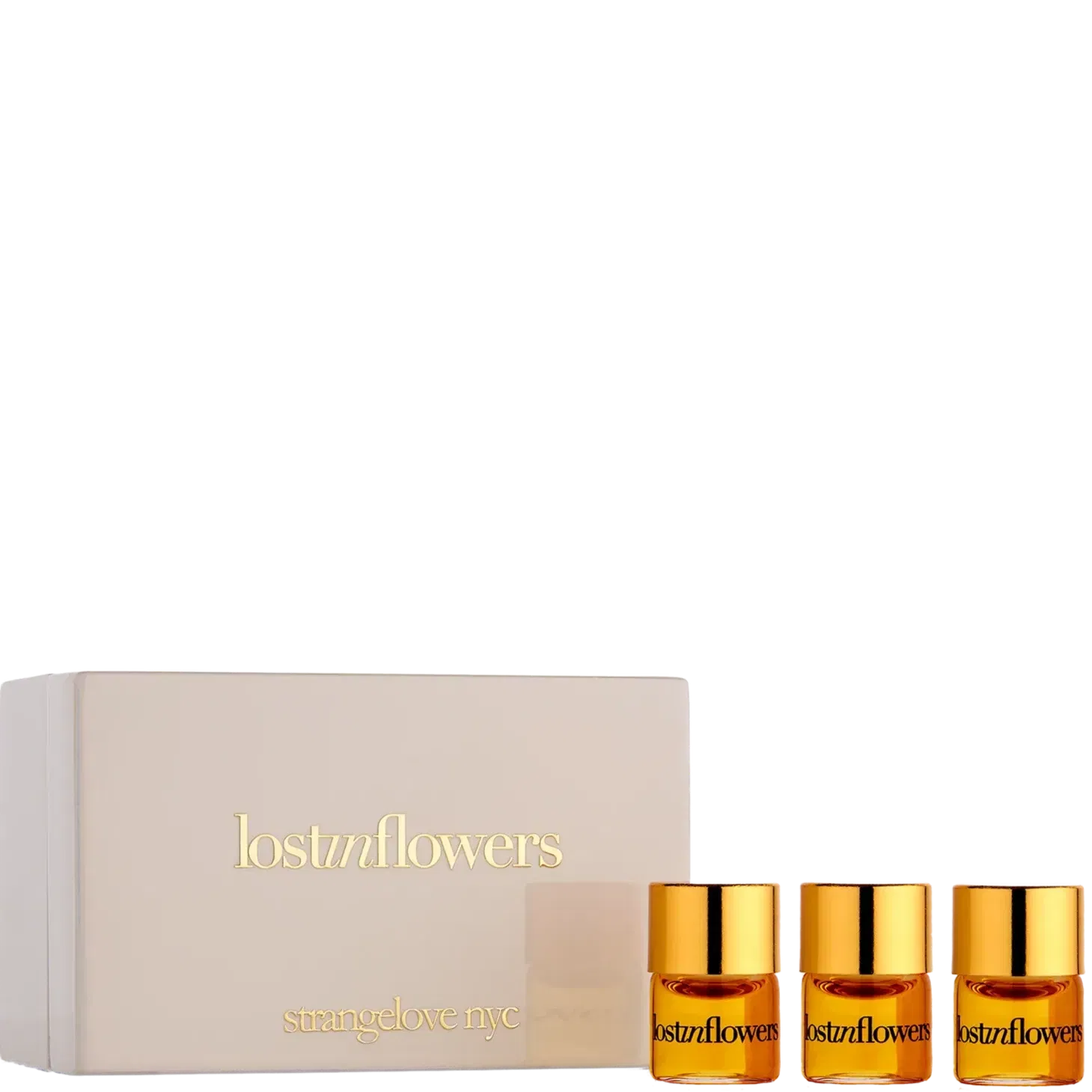 Strangelove Lostinflowers pure perfume oil vials