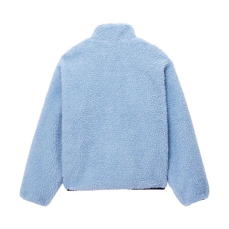 Stussy Sherpa Reversible Jacket Light Denim