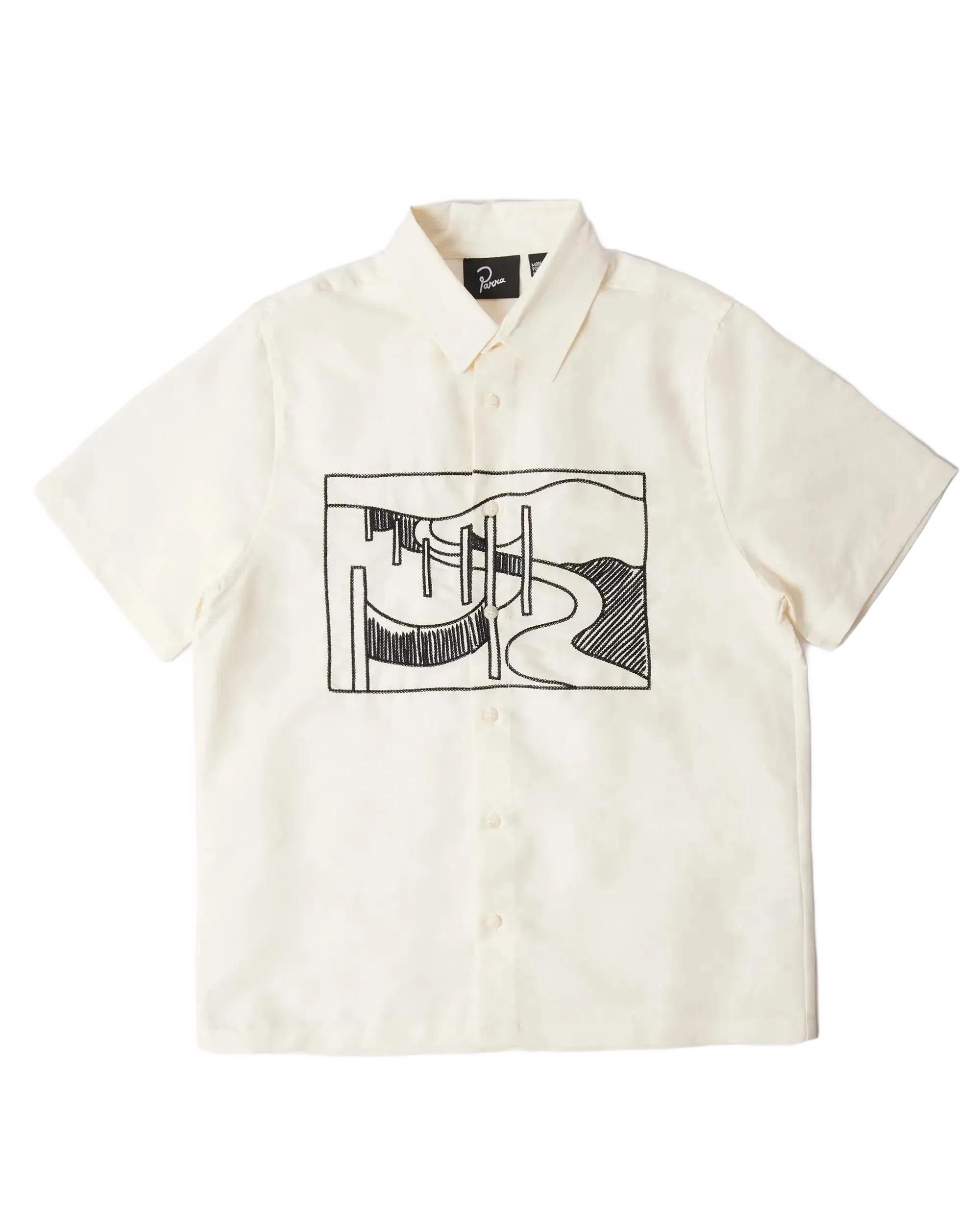 ByParra The Dunes Short Sleeve Shirt (Off White)