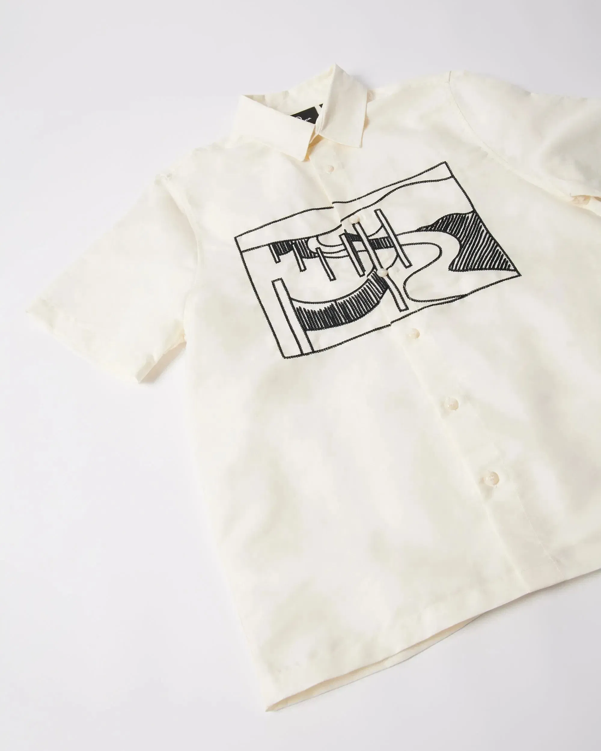 ByParra The Dunes Short Sleeve Shirt (Off White)