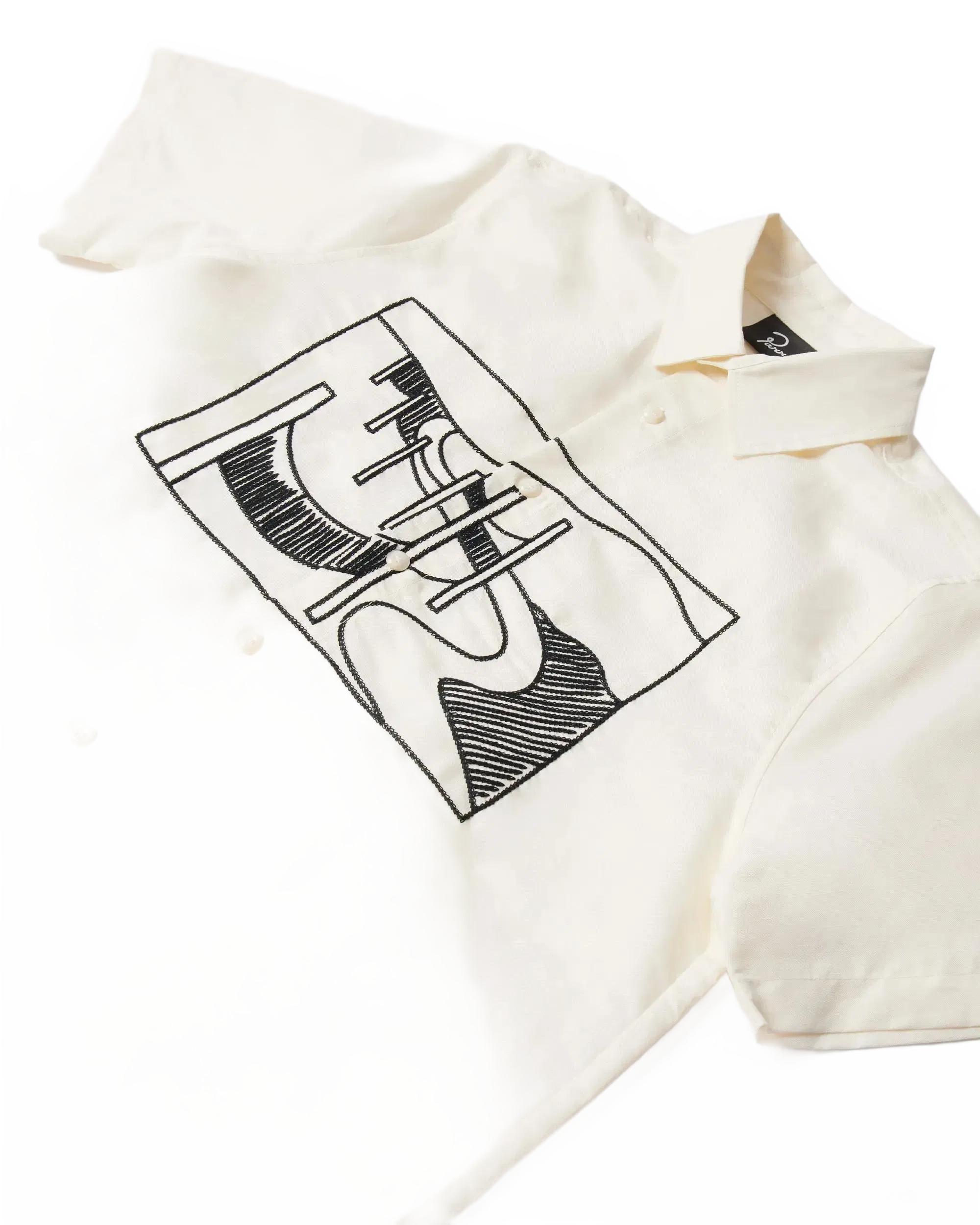 ByParra The Dunes Short Sleeve Shirt (Off White)