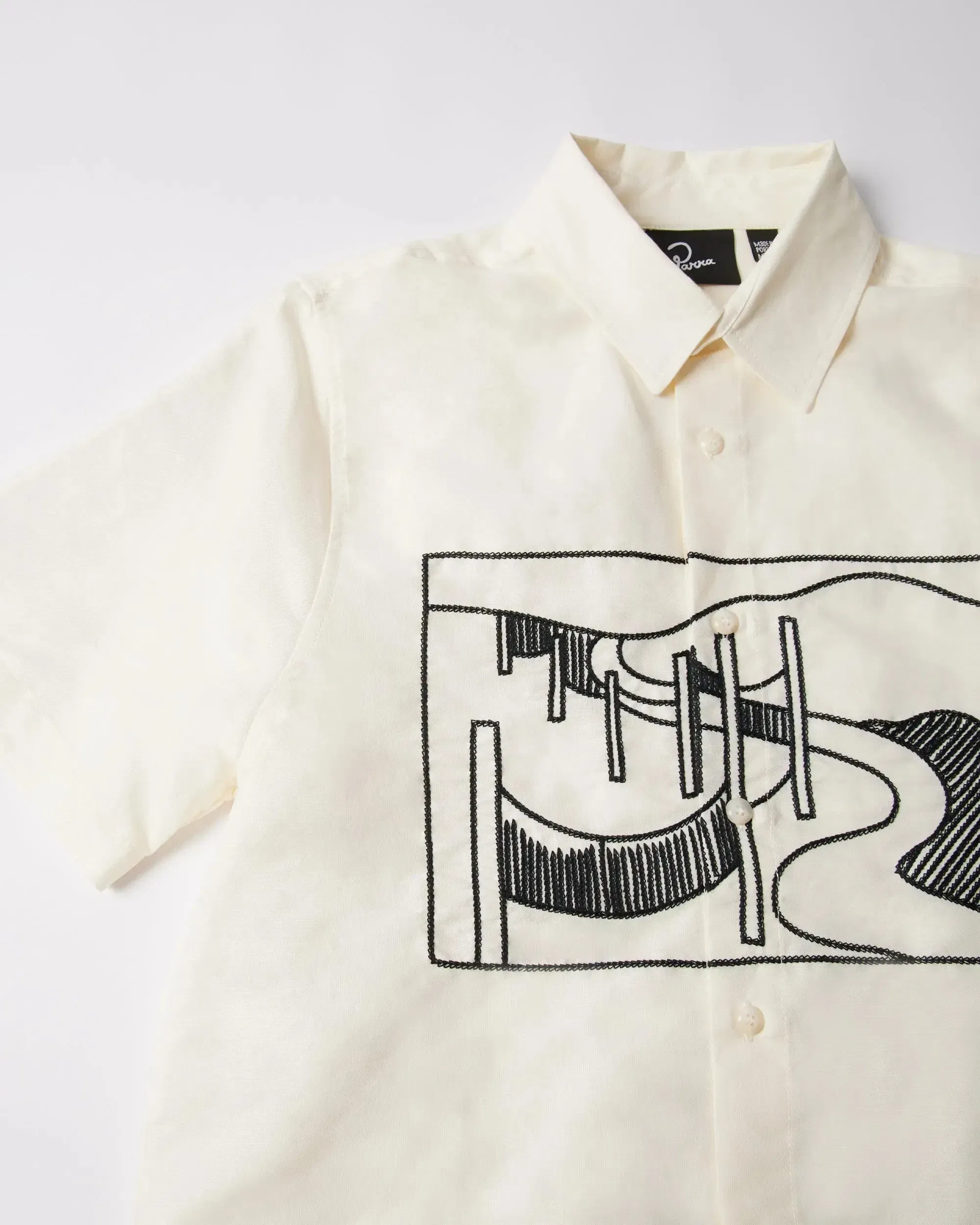 ByParra The Dunes Short Sleeve Shirt (Off White)