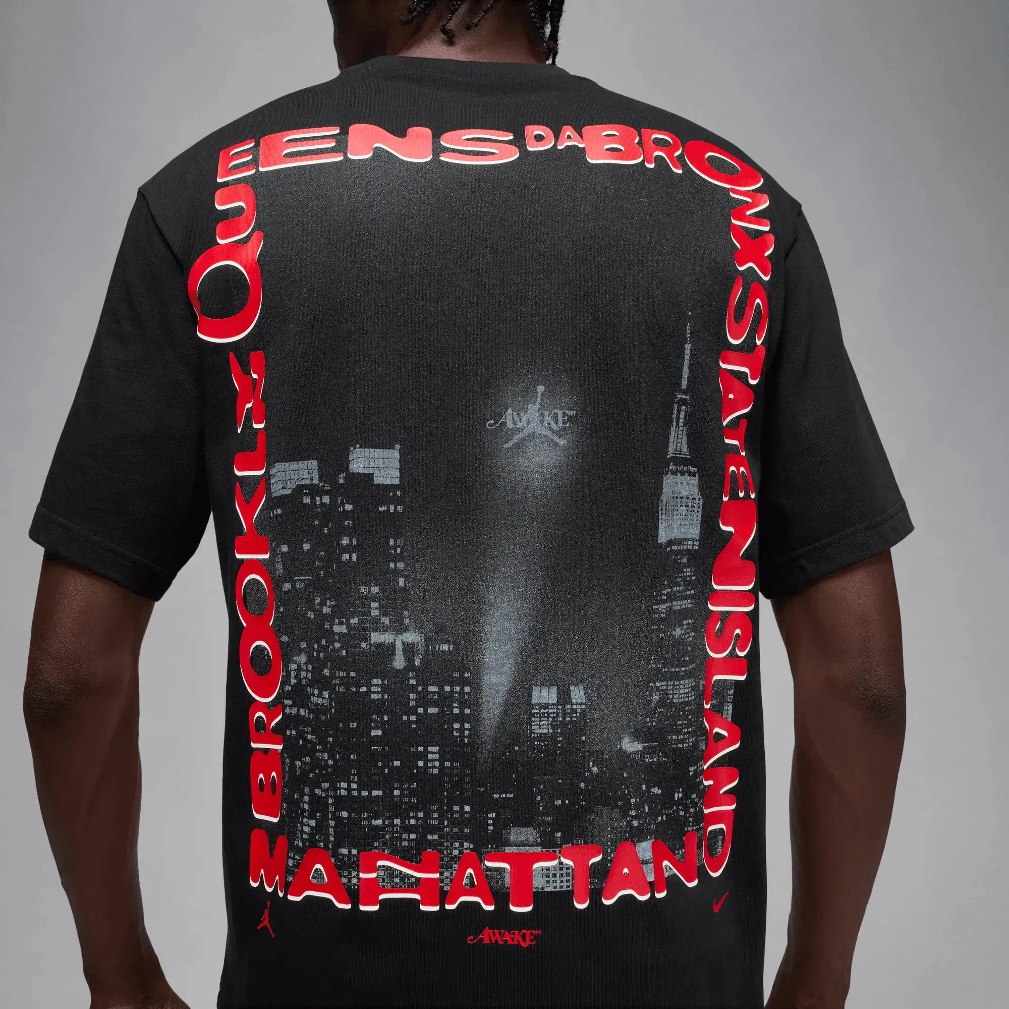 Air Jordan Jordan x Awake NY T-Shirt (Black/ White/ University Red)